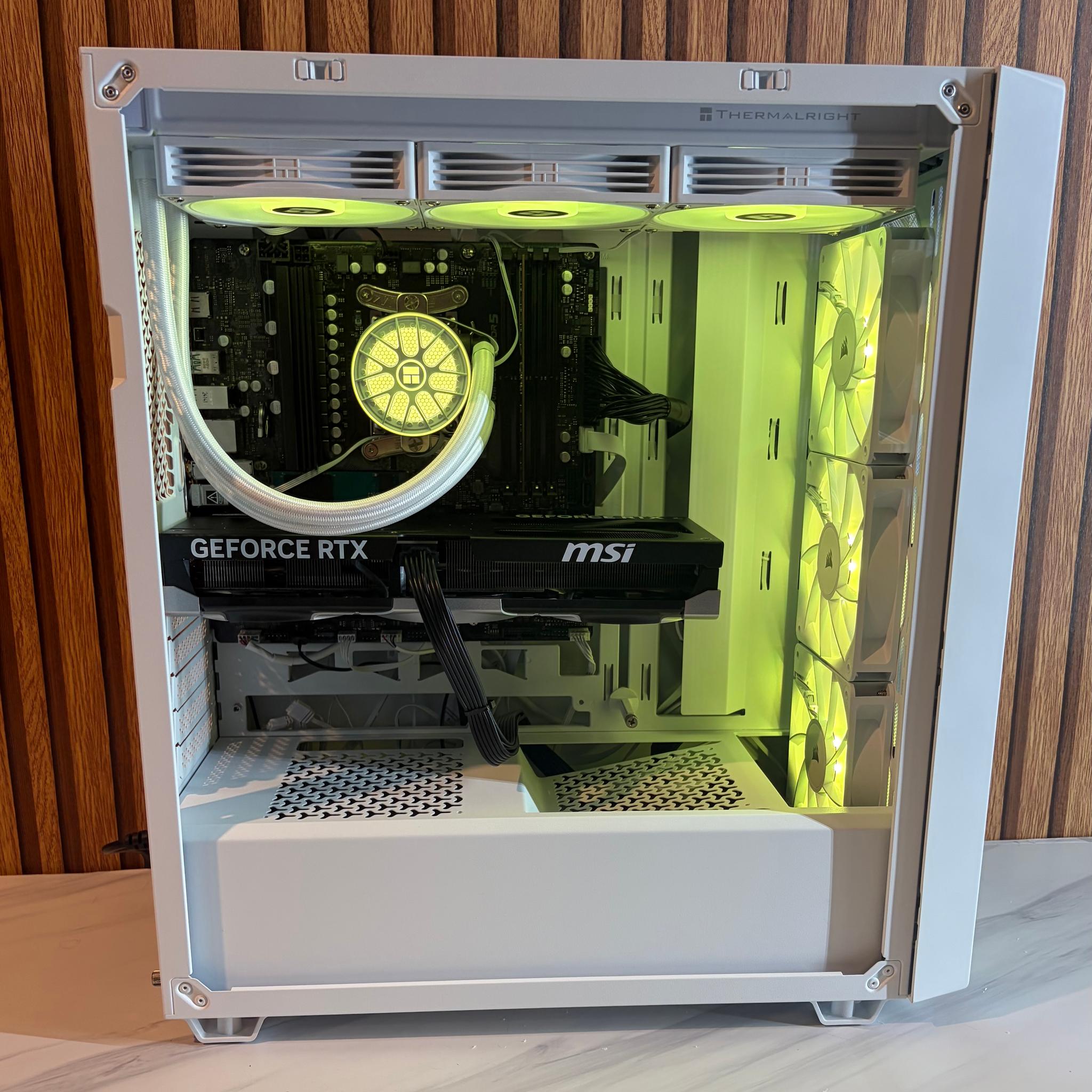 RTX 5070 |  RYZEN 7 7800X3D | 16GB DDR5 | 750w PSU | 2TB NVME | 360MM AIO