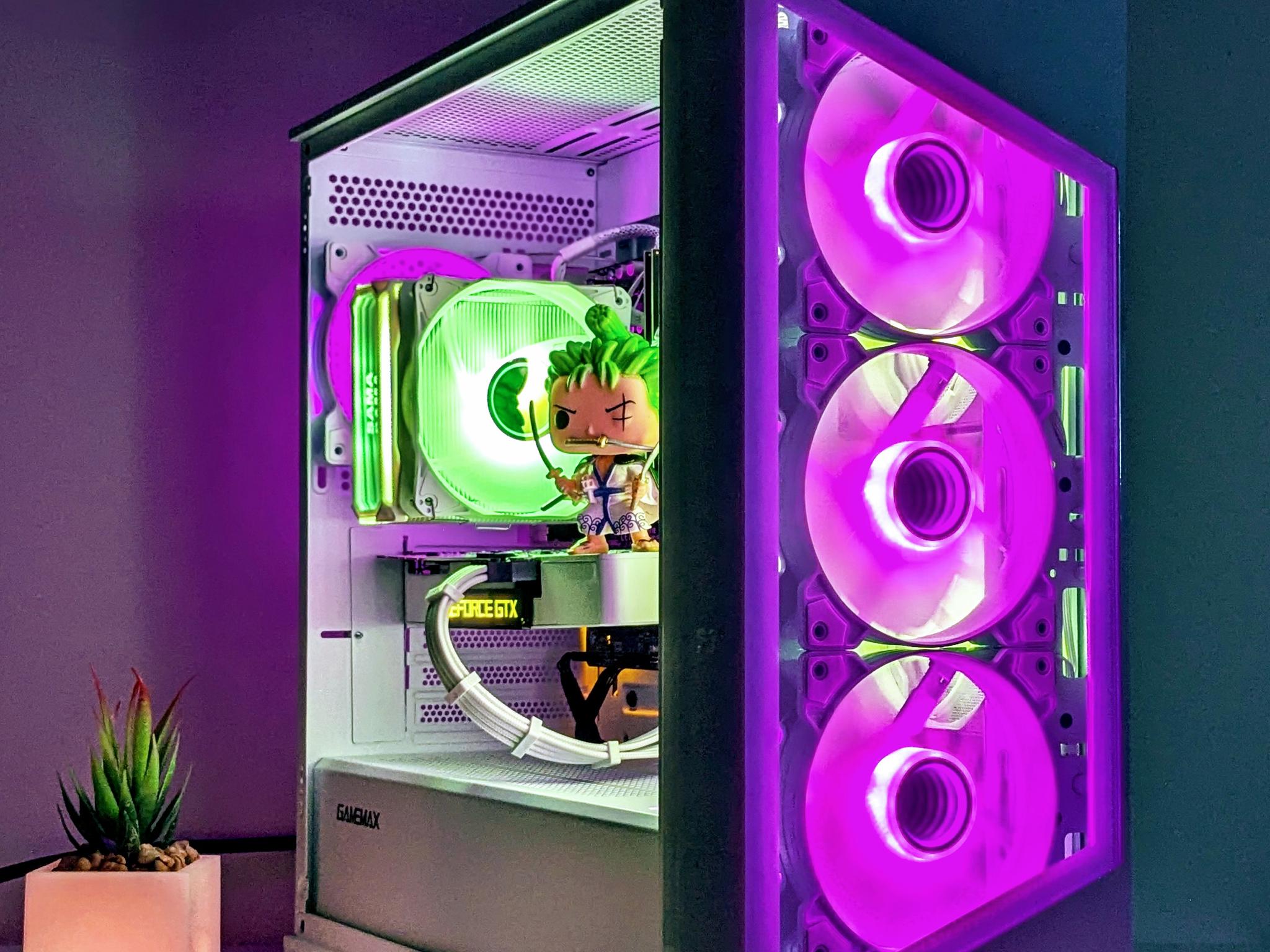 ⚪️💚⚔️Roronoa Zoro🗡️⚪️1080p Gaming PC⚪️GTX 1070⚪️i5-7600K⚪️256GB SSD & 1TB HDD⚪️Windows 11 Pro