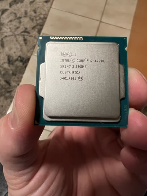 Intel Core I7 4770K - 3.5 Ghz - 4 Cores - 8 Threads - 8 Mb Cache - Lga1150 Socket