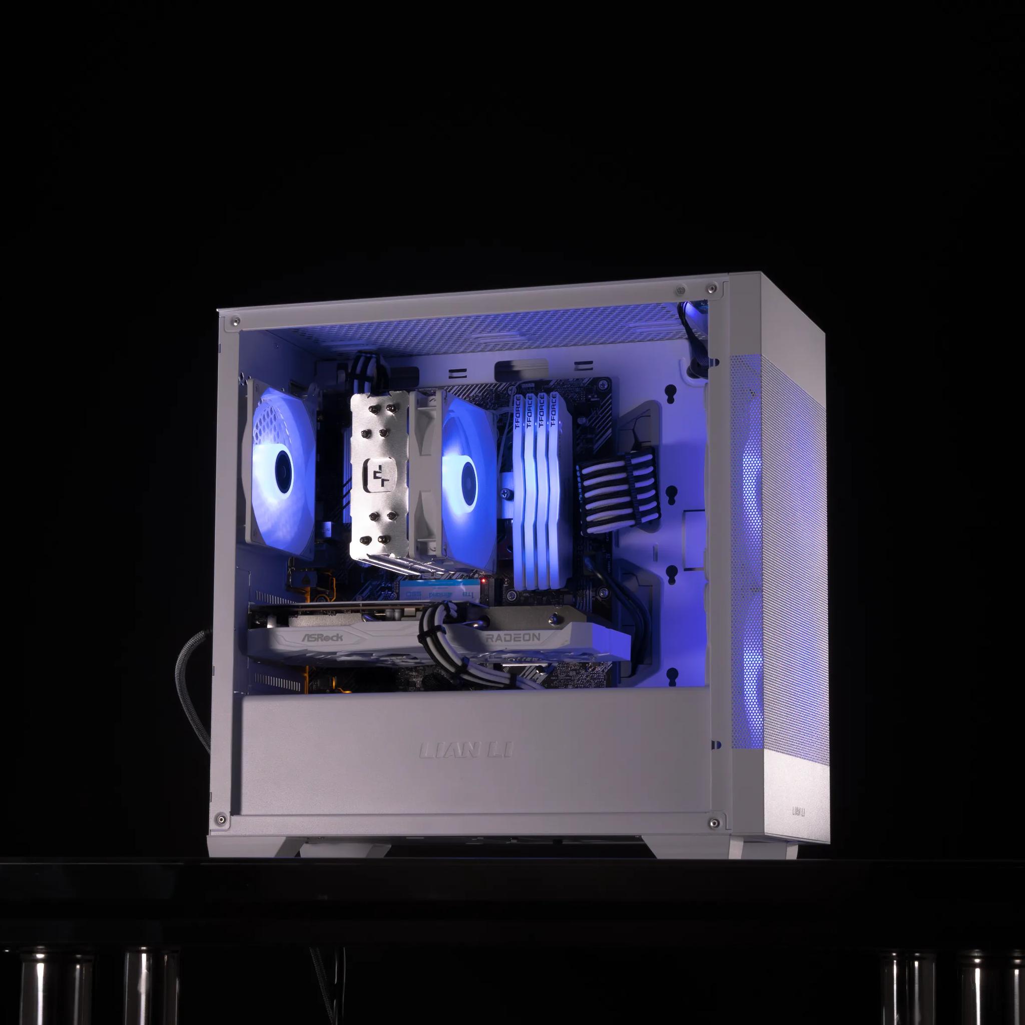 🧊 Glacier 🧊 AMD RX 6600 / AMD R5 4500 / 1TB NVME / 32GB DDR4 Ram / Air Cooler / Windows 11 Pro