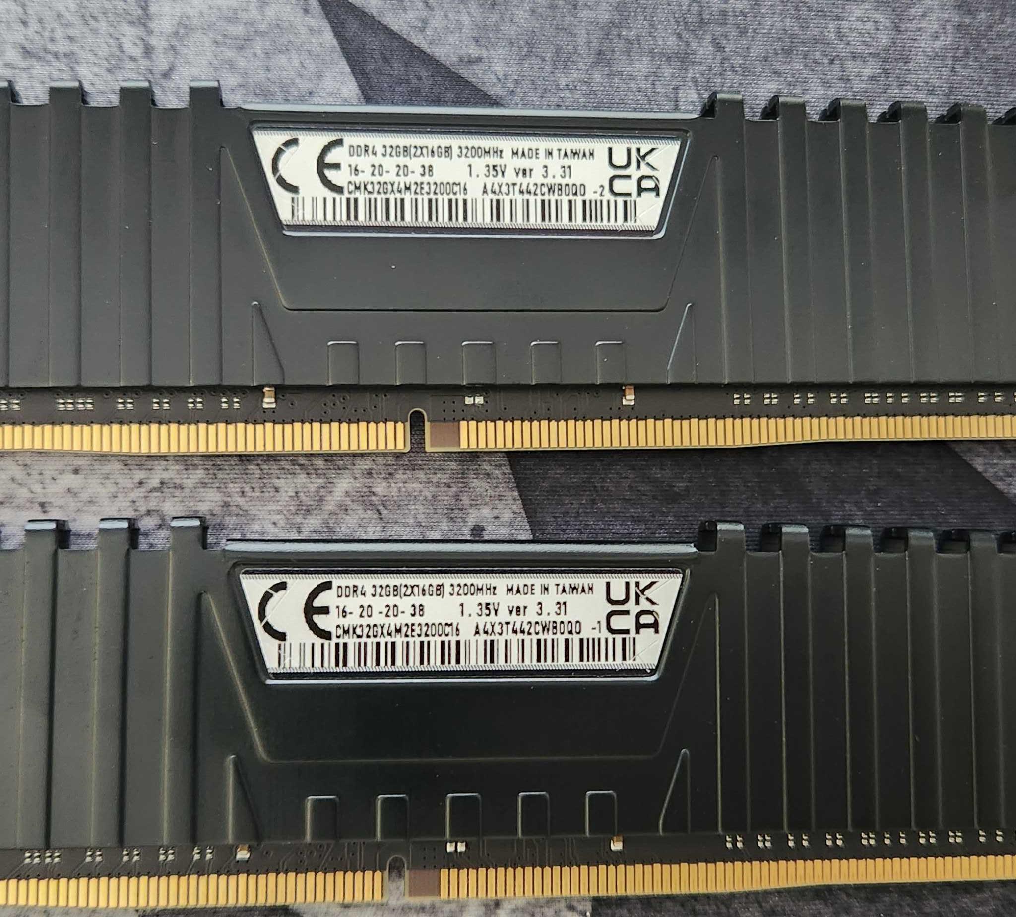 Corsair Vengeance LPX 32GB (2×16GB) DDR4 3200MHz CL16