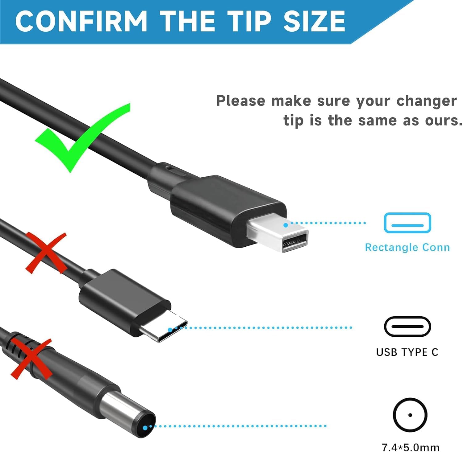 200W Laptop Charger Compatible with Asus ROG Zephyrus G16 (Full List In Description)