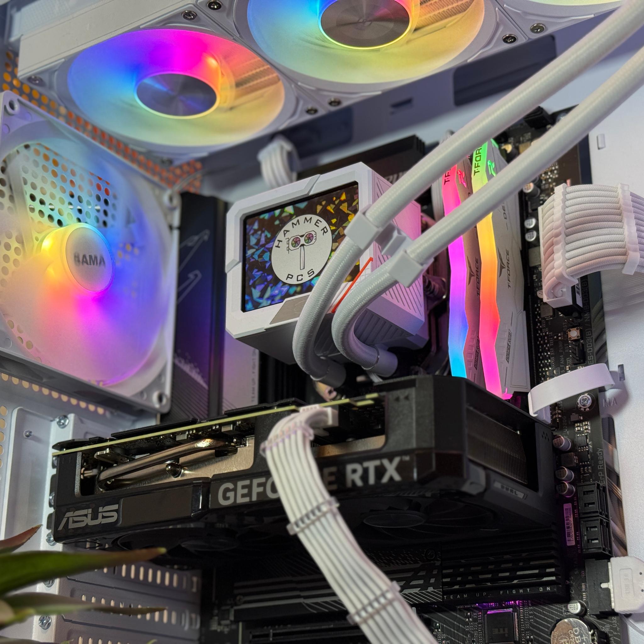 🪵RTX 4070 Super, Ryzen 5 9600X, 32gb DDR5, 2TB NVMe🪵| Gaming/Streaming PC | Customizable Screen!