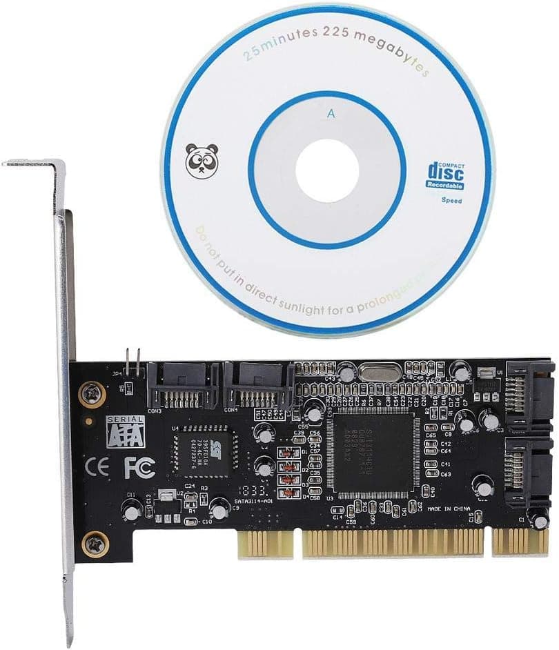 Sil3114 PCI SATA RAID Controller Card - 4 Port   1.5Gbps FOUR HARD DRIVE support / NAS