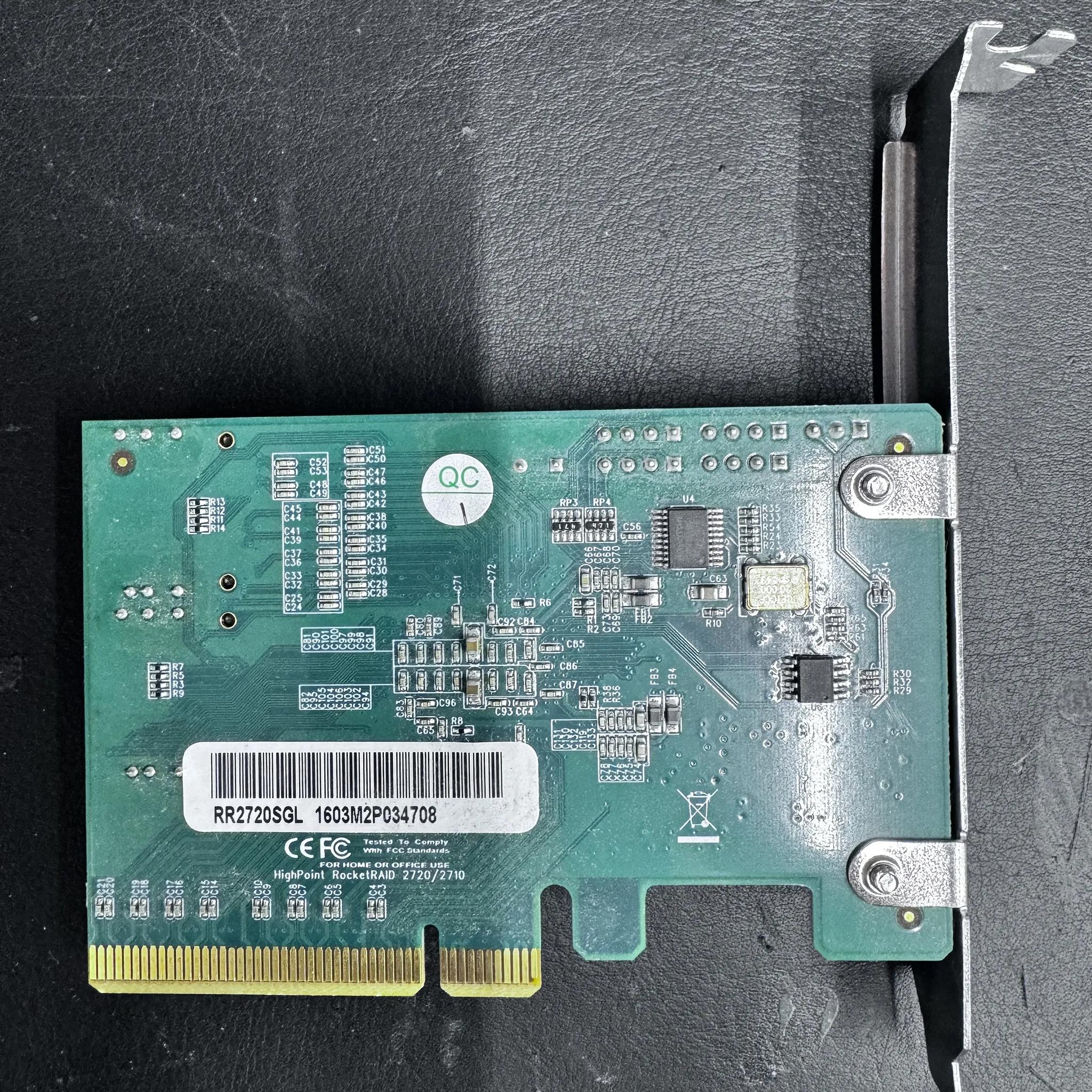 HighPoint RocketRAID 2720SGL 8-Port SAS 6Gb/s PCIe 2.0 x8 RAID HBA