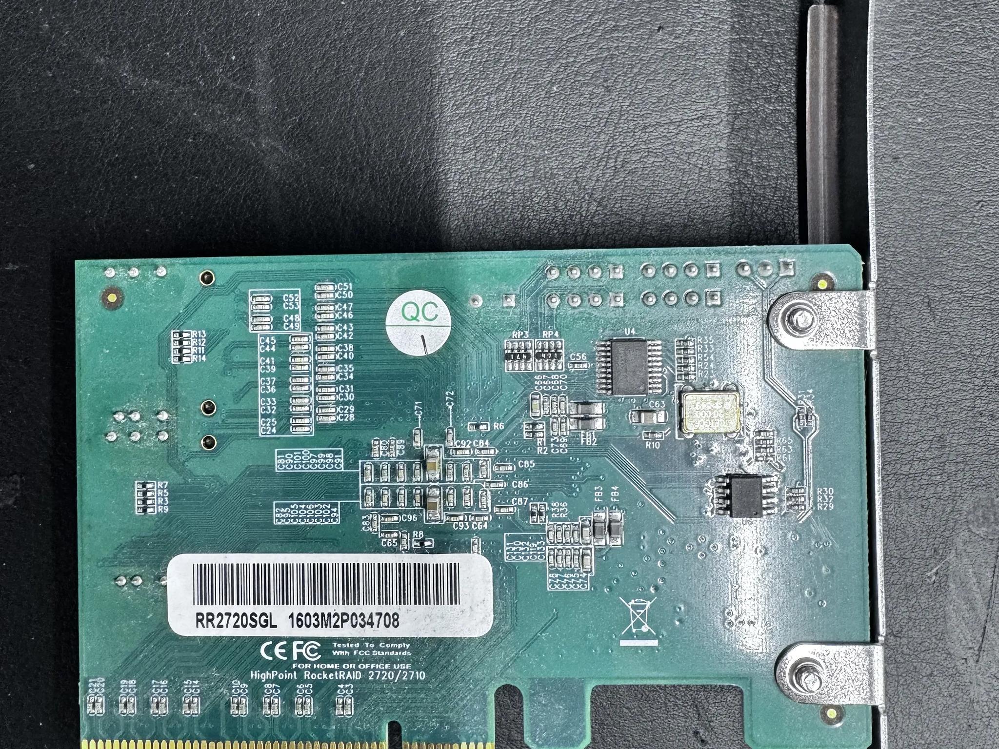 HighPoint RocketRAID 2720SGL 8-Port SAS 6Gb/s PCIe 2.0 x8 RAID HBA