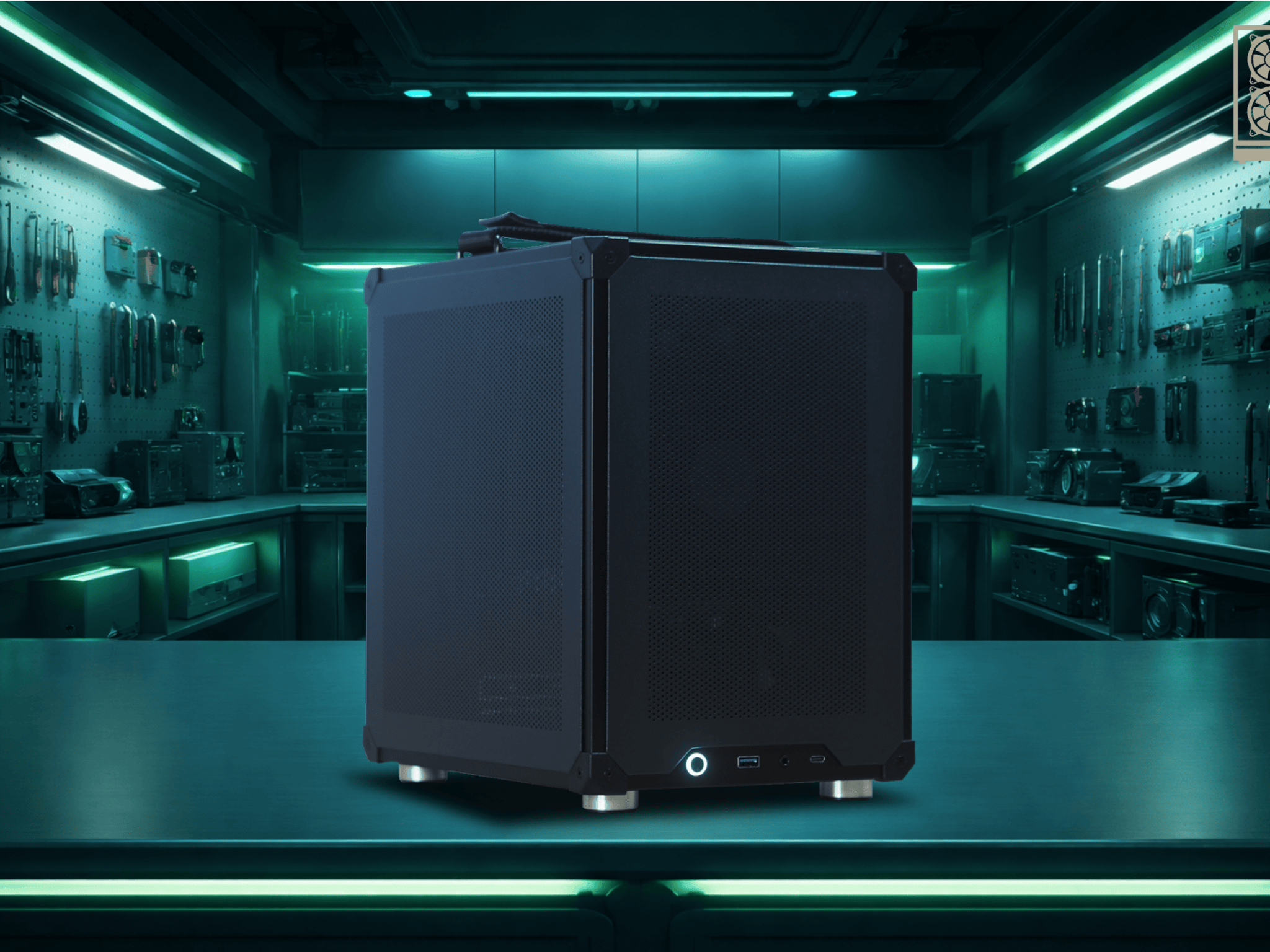 The CUBE: Mini PC - 4060 | Ultra 5 | 32gb DDR5 | 1Tb NVME | 750W Plat | W11 Pro