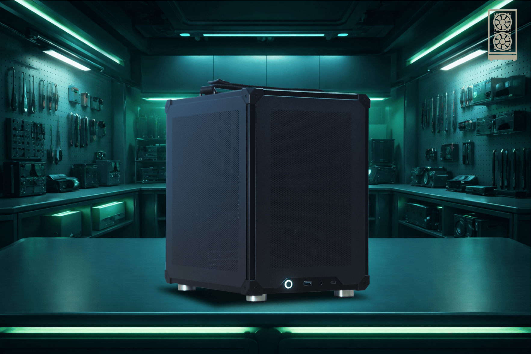 The CUBE: Mini PC - 4060 | Ultra 5 | 32gb DDR5 | 1Tb NVME | 750W Plat | W11 Pro