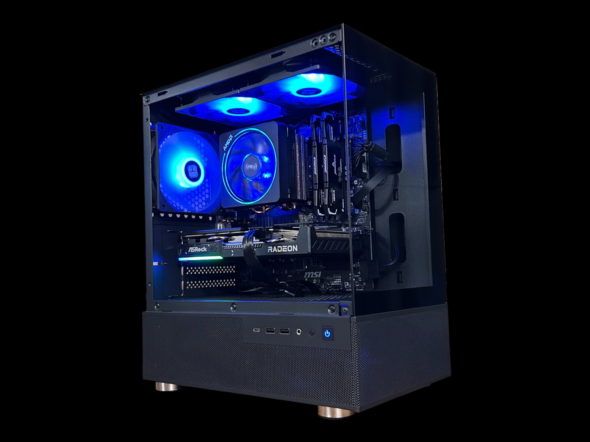 RX 9060XT 16GB | Ryzen 5 5600X | 16GB DDR4 | 1TB NVMe | The Officer RX