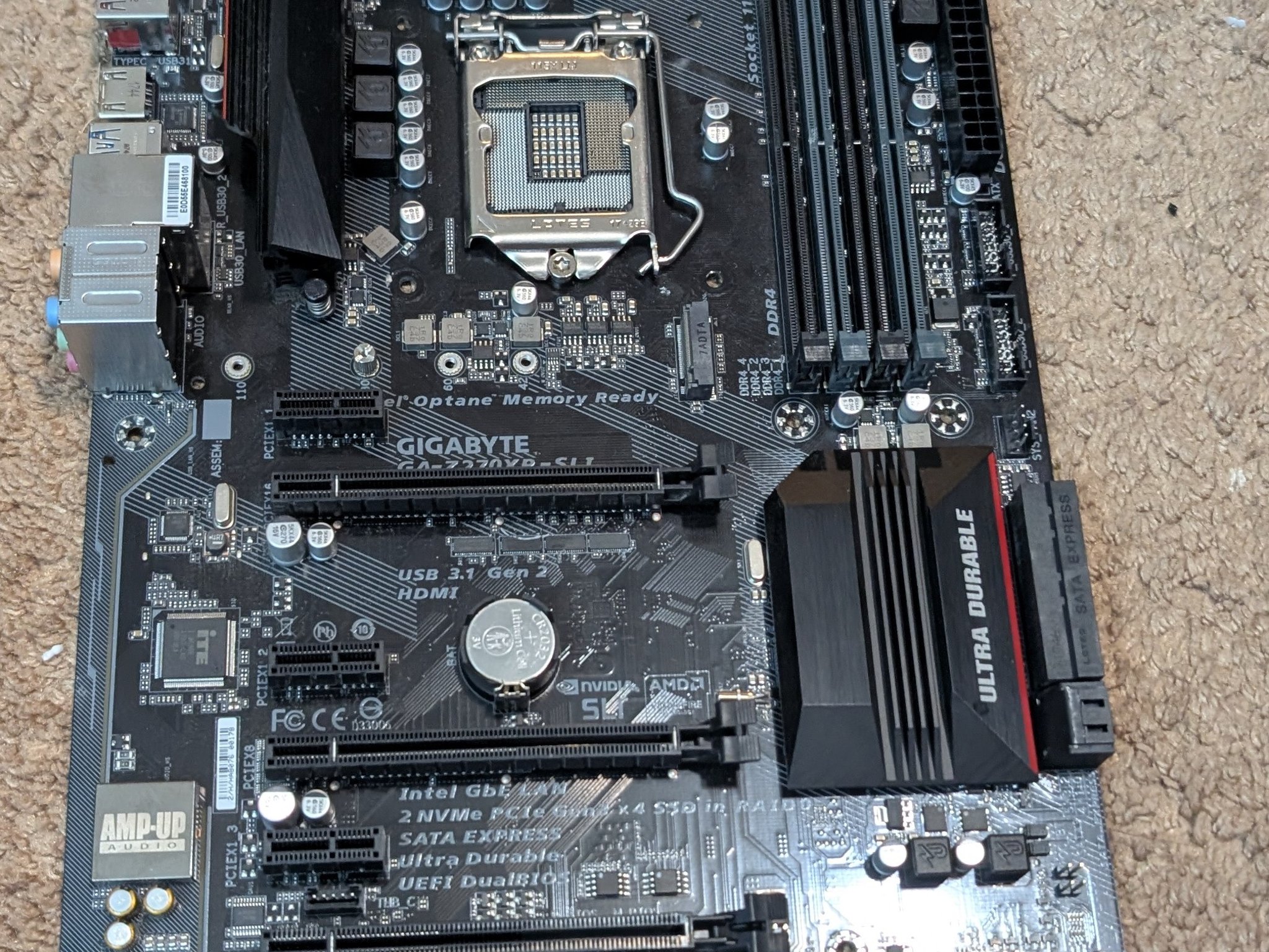 UNTESTED GIGABYTE GA-Z270-HD3 LGA 1151/Socket H4 Intel Motherboard - GAZ270XPSLI