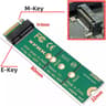 NFHK WiFi Riser Card NGFF Key-E Wireless Networking Card to M.2 NGFF NVME SSD Adapter Key-M
