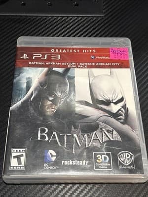 Batman Arkham Asylum and Arkham City (Playstation 3 PS3) Complete (ED)