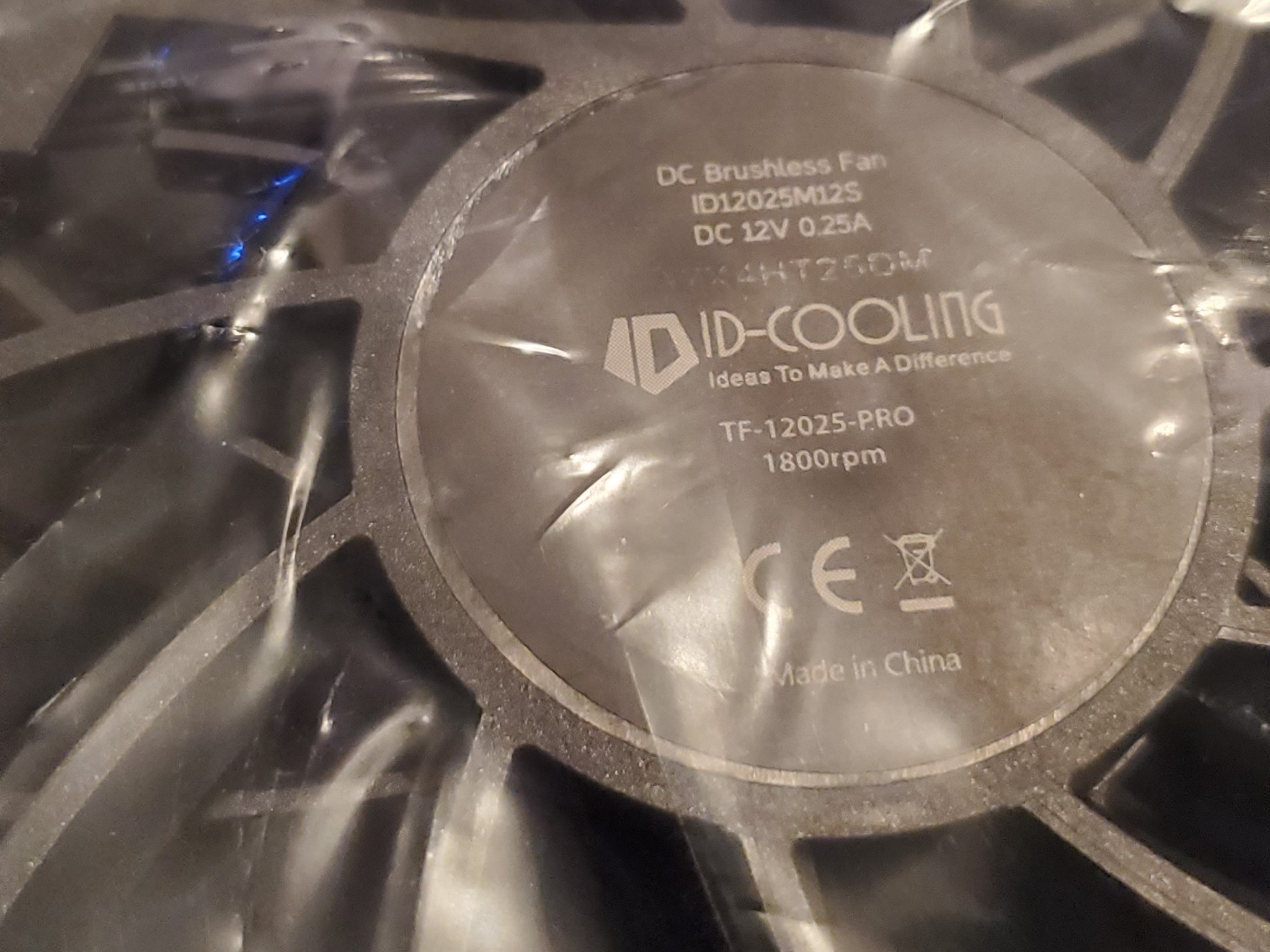 ID-COOLING TF-12025-PRO 120mm 4pin PWM Fans (2-Pack)