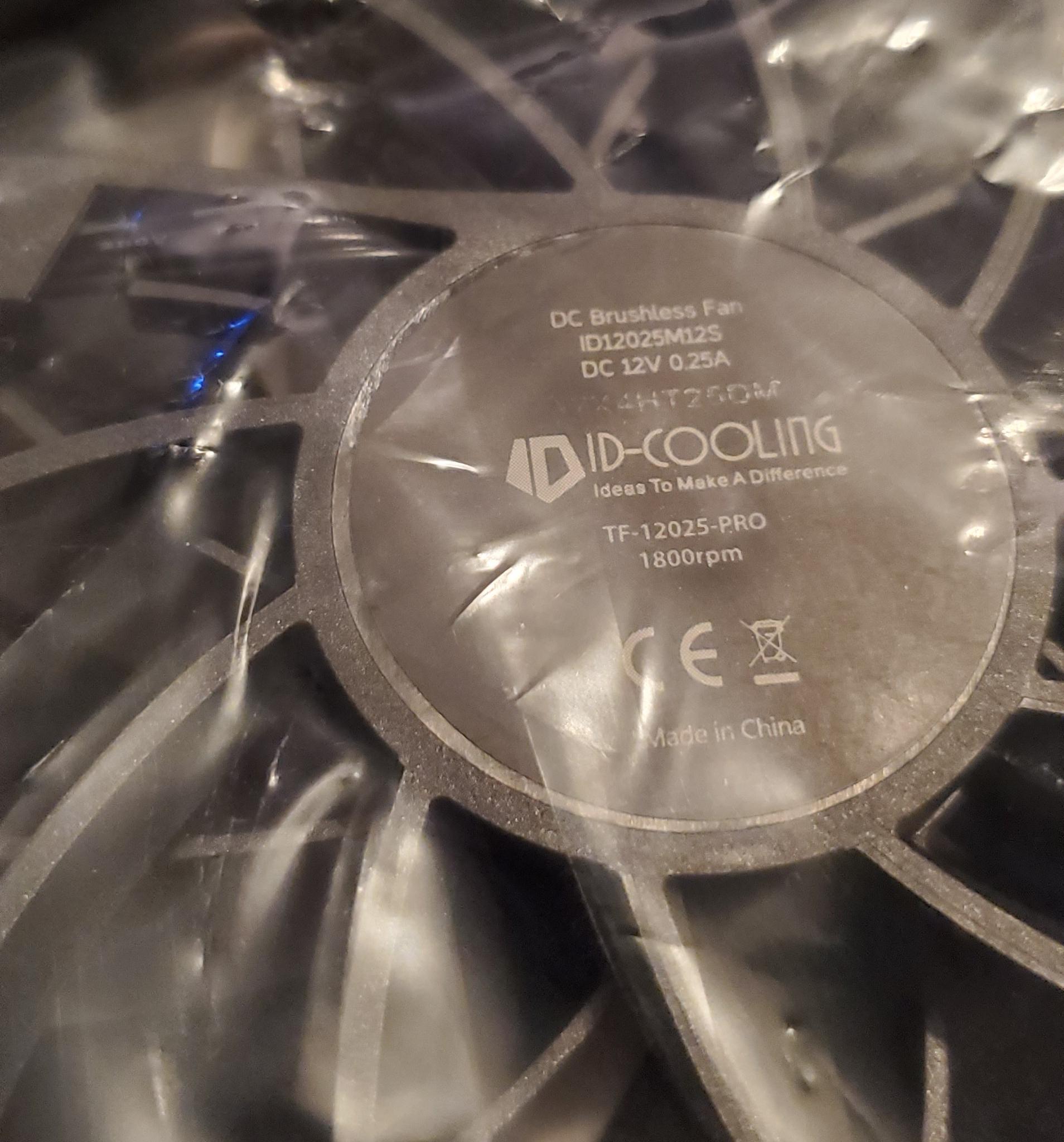ID-COOLING TF-12025-PRO 120mm 4pin PWM Fans (2-Pack)
