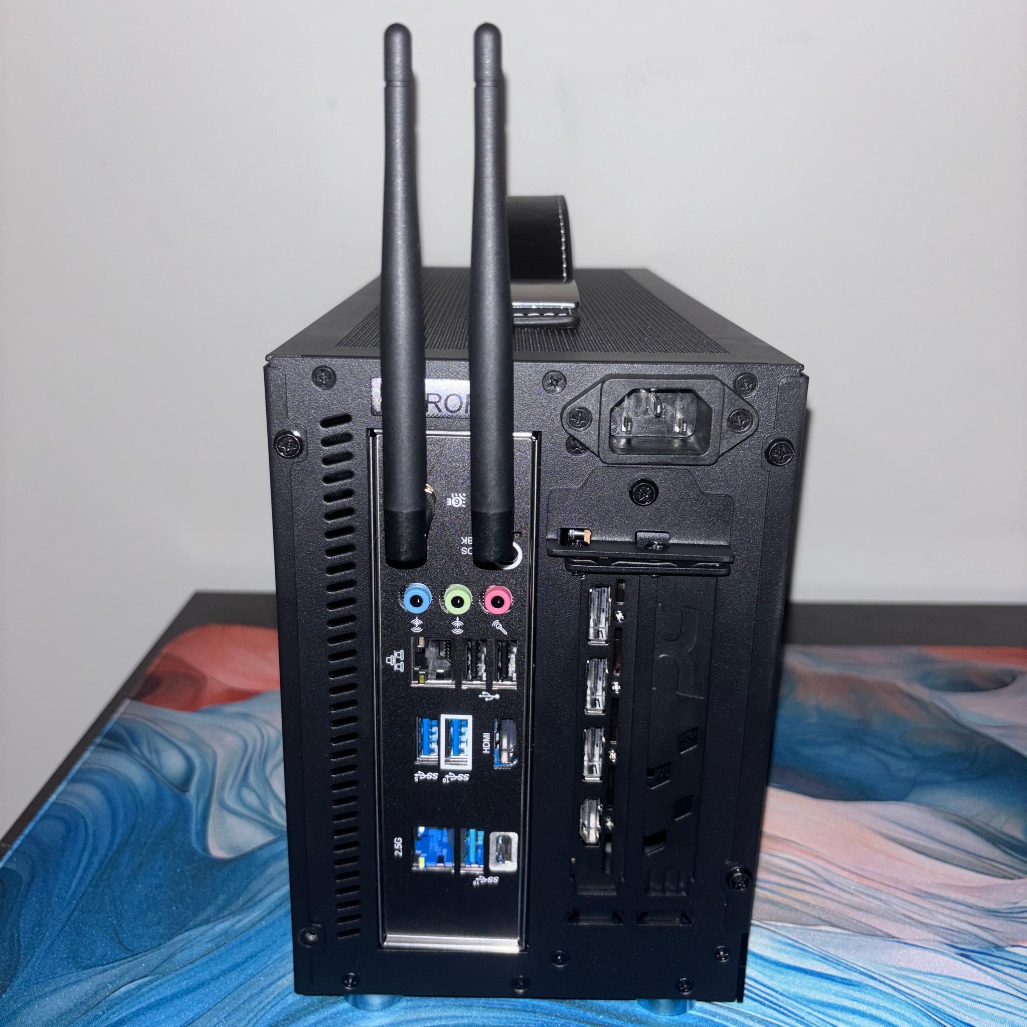 8L S300 Mini Itx build - 7600x3d, 9070GRE, 32gb DDR5, 2TB SSD