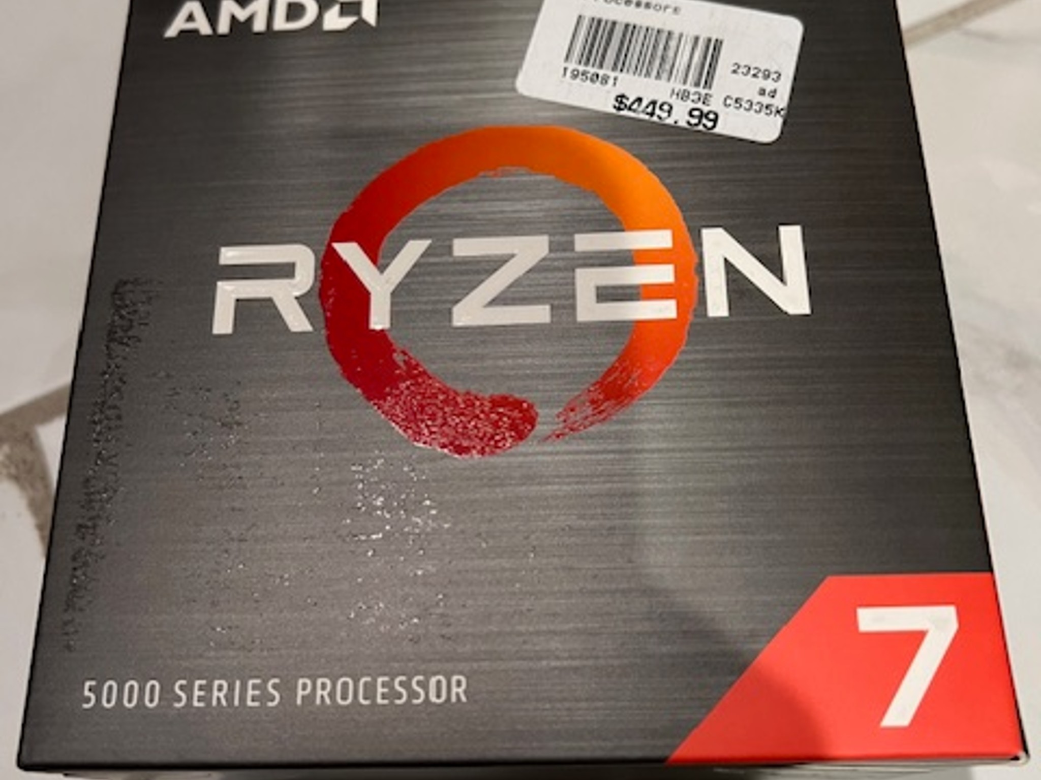 AMD Ryzen 7 5800X Vermeer 3.8GHz 8-Core AM4 Boxed Processor - Heatsink Not Included