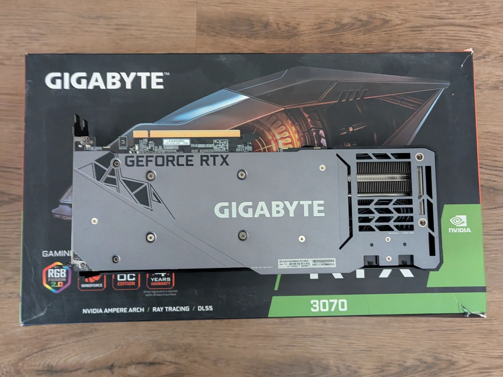 ARTIFACTING 3070 Gigabyte Gaming OC – 8GB GDDR6
