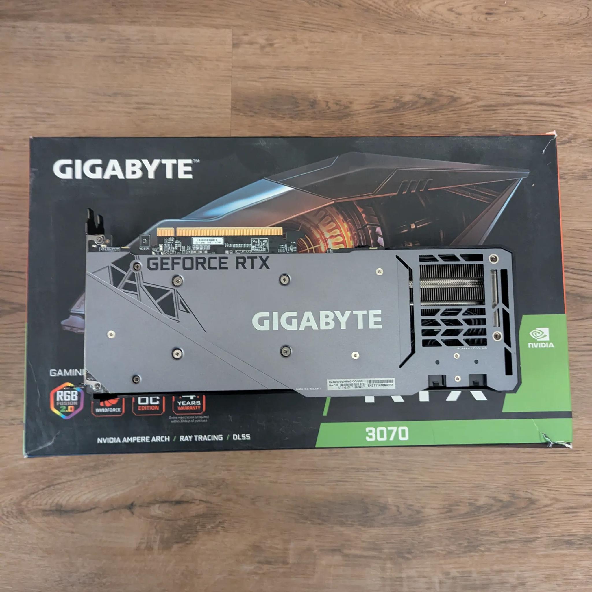 ARTIFACTING 3070 Gigabyte Gaming OC – 8GB GDDR6