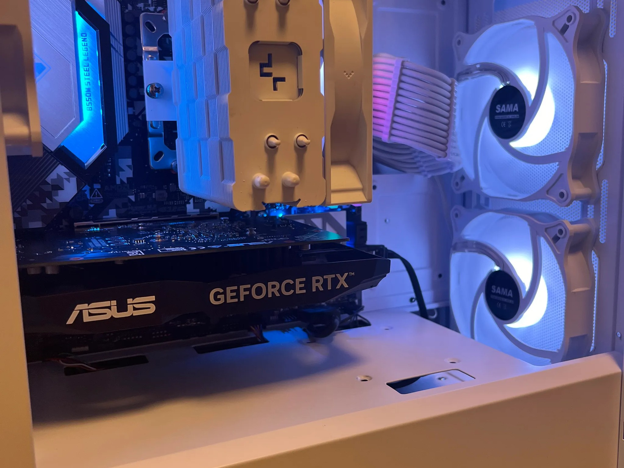 🔵Baby Blue🔵 | RTX 3050 Mid-Range White/Theme PC | Ryzen 5 3400G | 16GB RAM | 1TB SSD | Windows 11