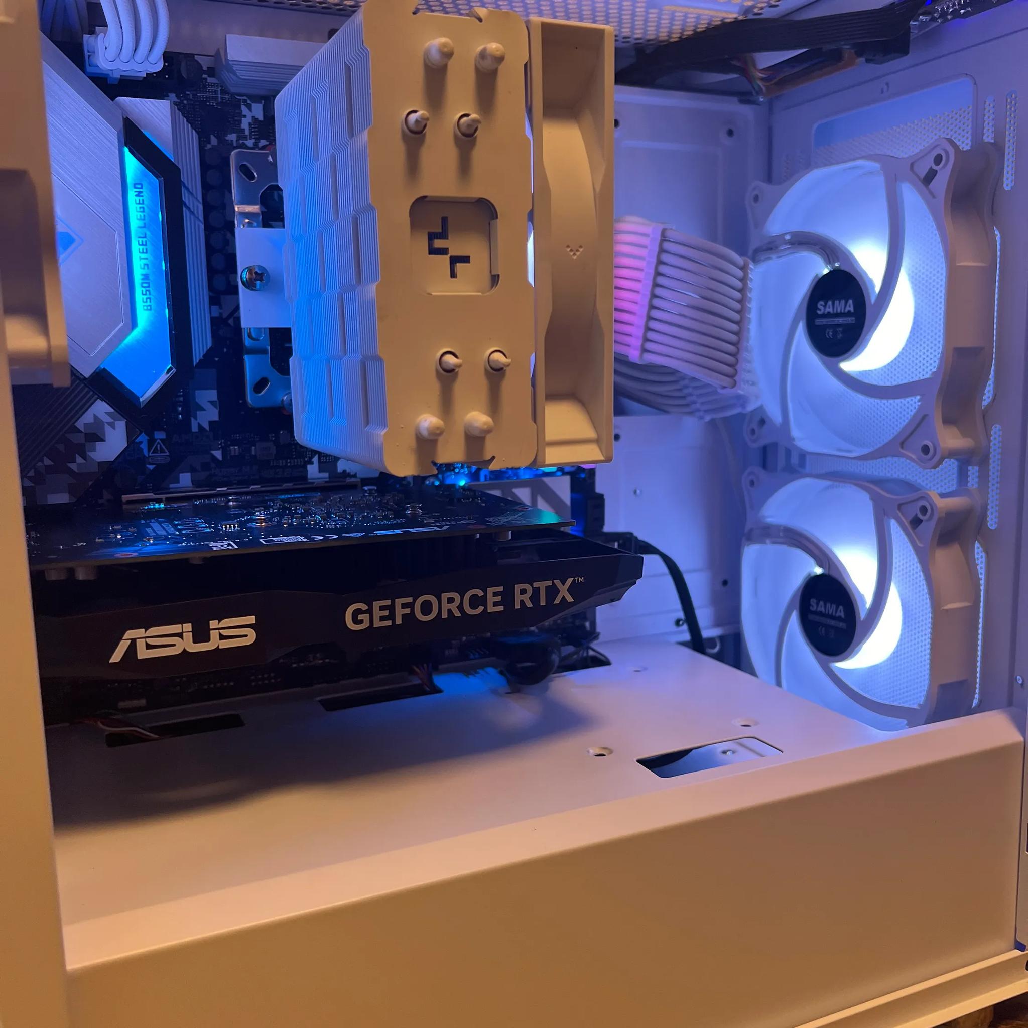 🔵Baby Blue🔵 | RTX 3050 Mid-Range White/Theme PC | Ryzen 5 3400G | 16GB RAM | 1TB SSD | Windows 11