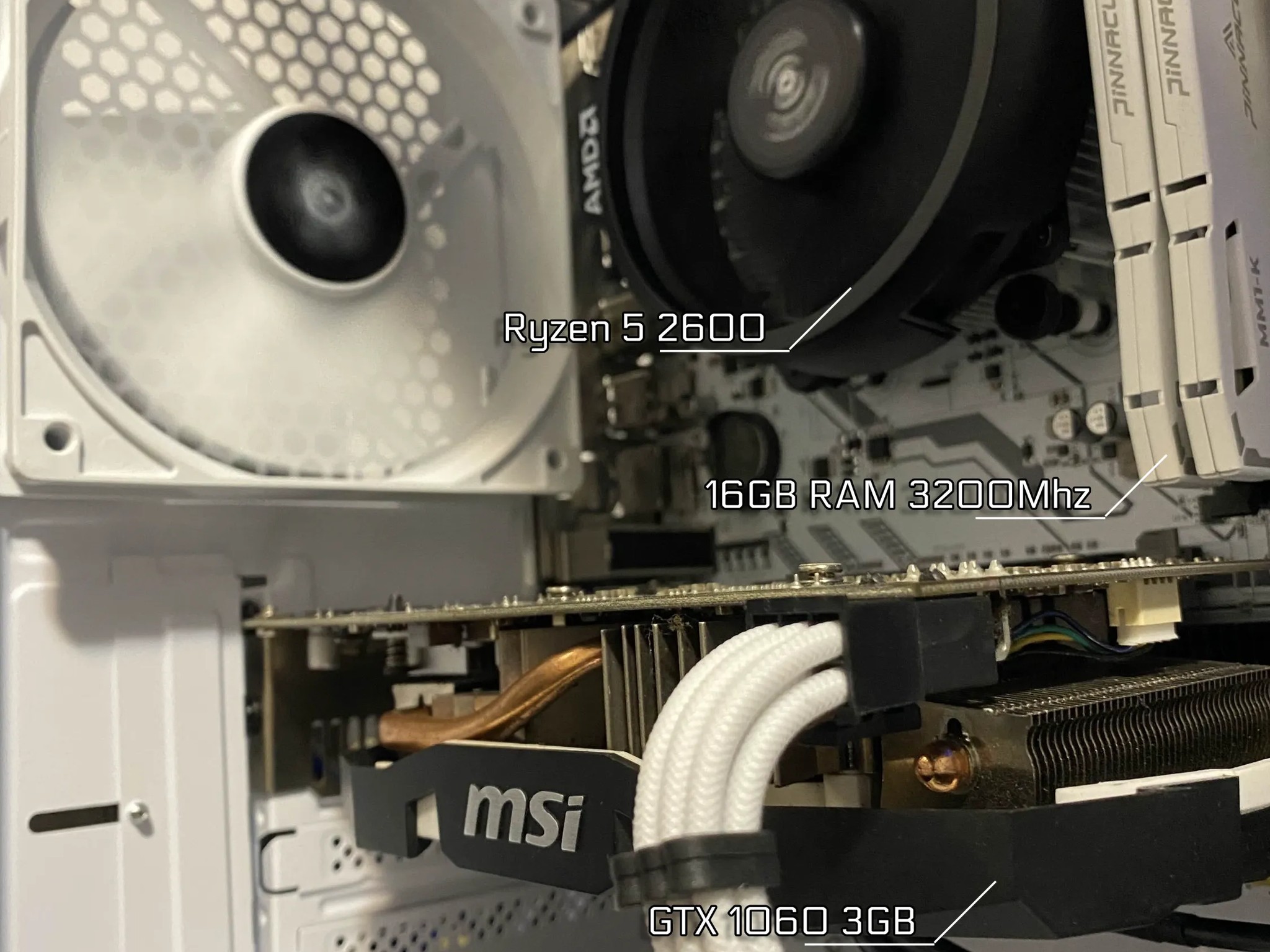 Gaming PC | Ryzen 5 2600 16GB RAM GTX 1060 3GB