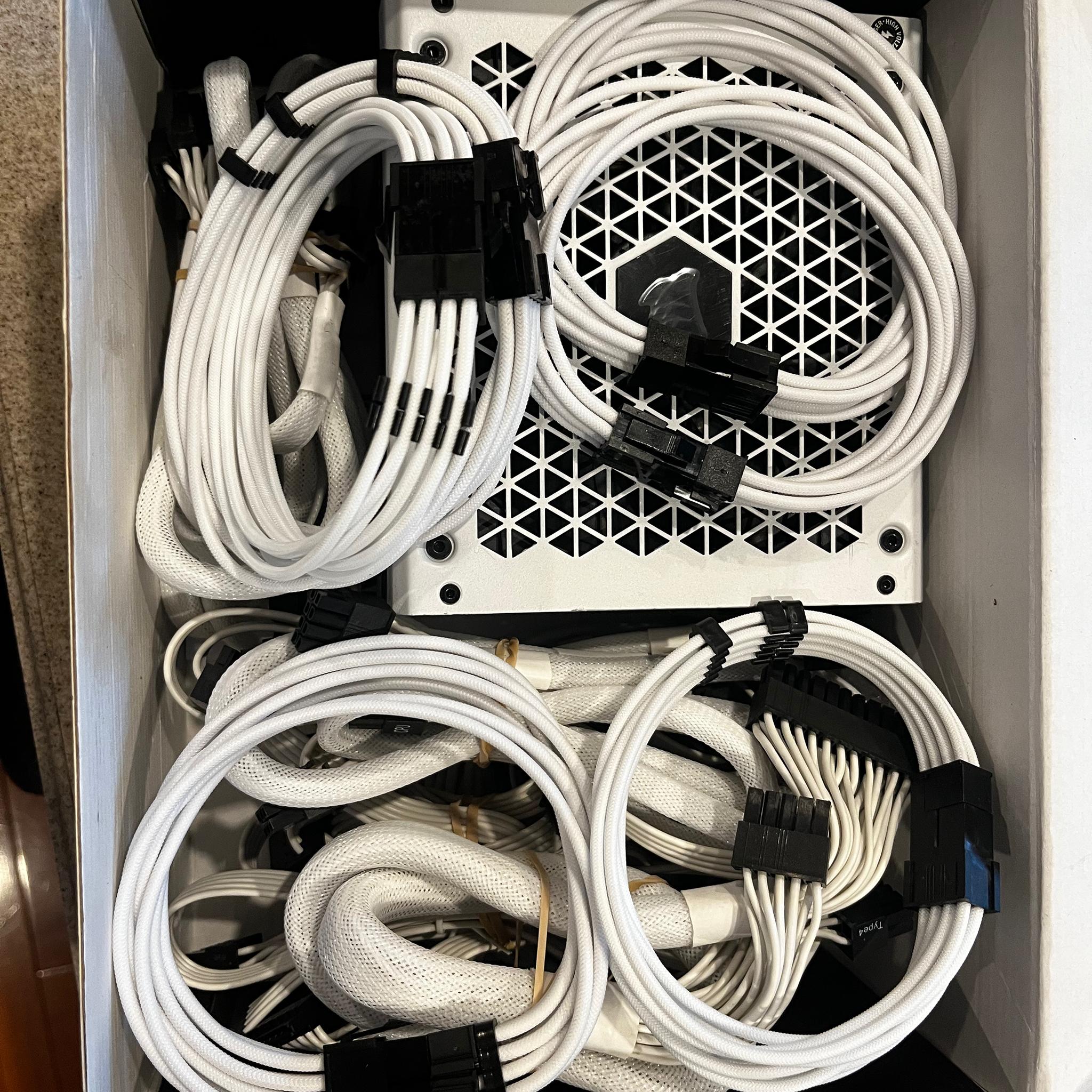 Corsair 850ww power supply white