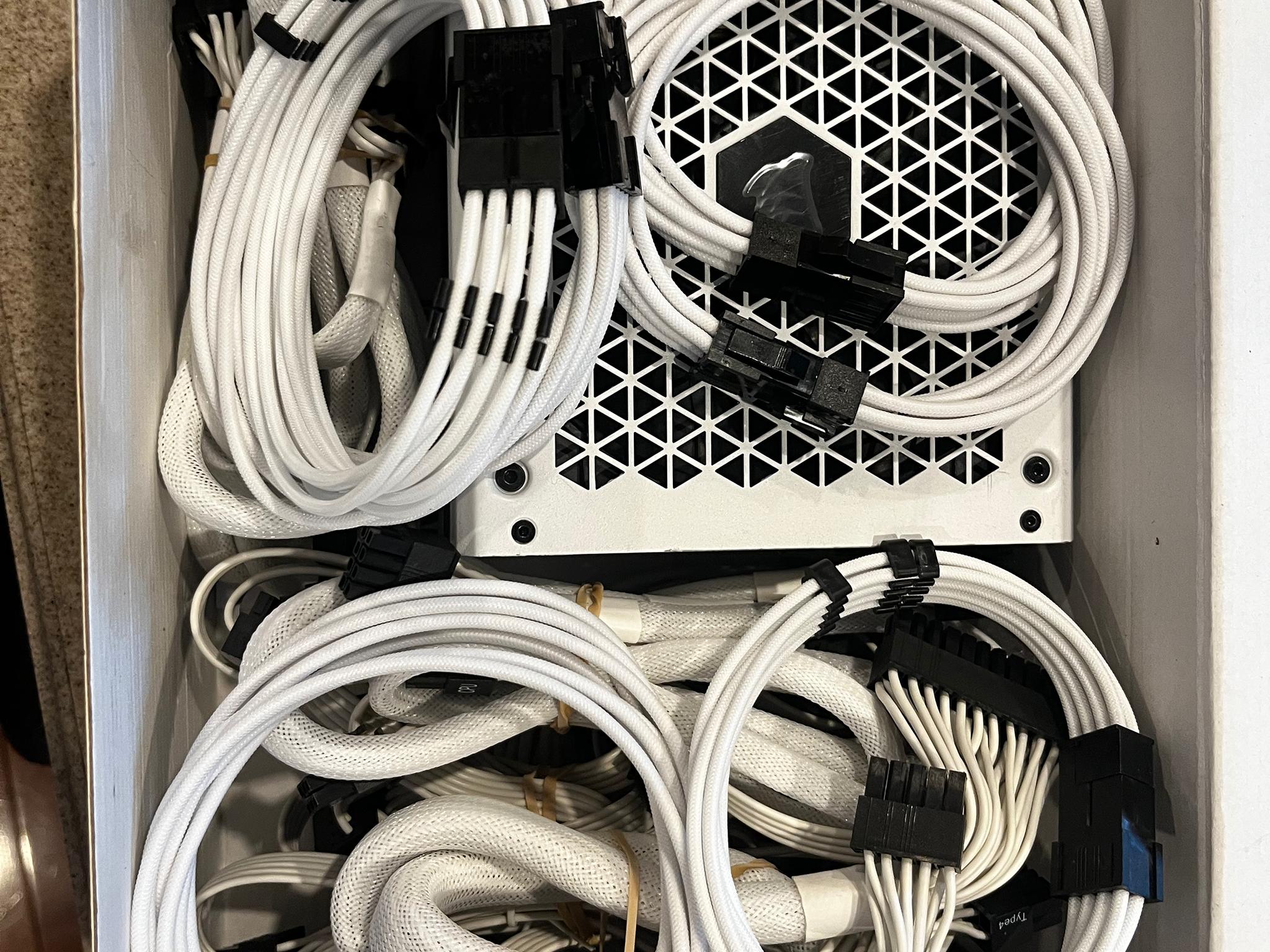 Corsair 850ww power supply white