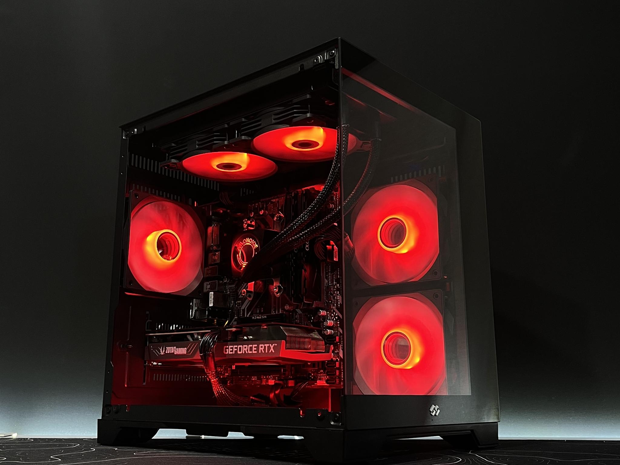 Black & RGB Gaming PC | RTX 3050 8GB & Ryzen 5 3600