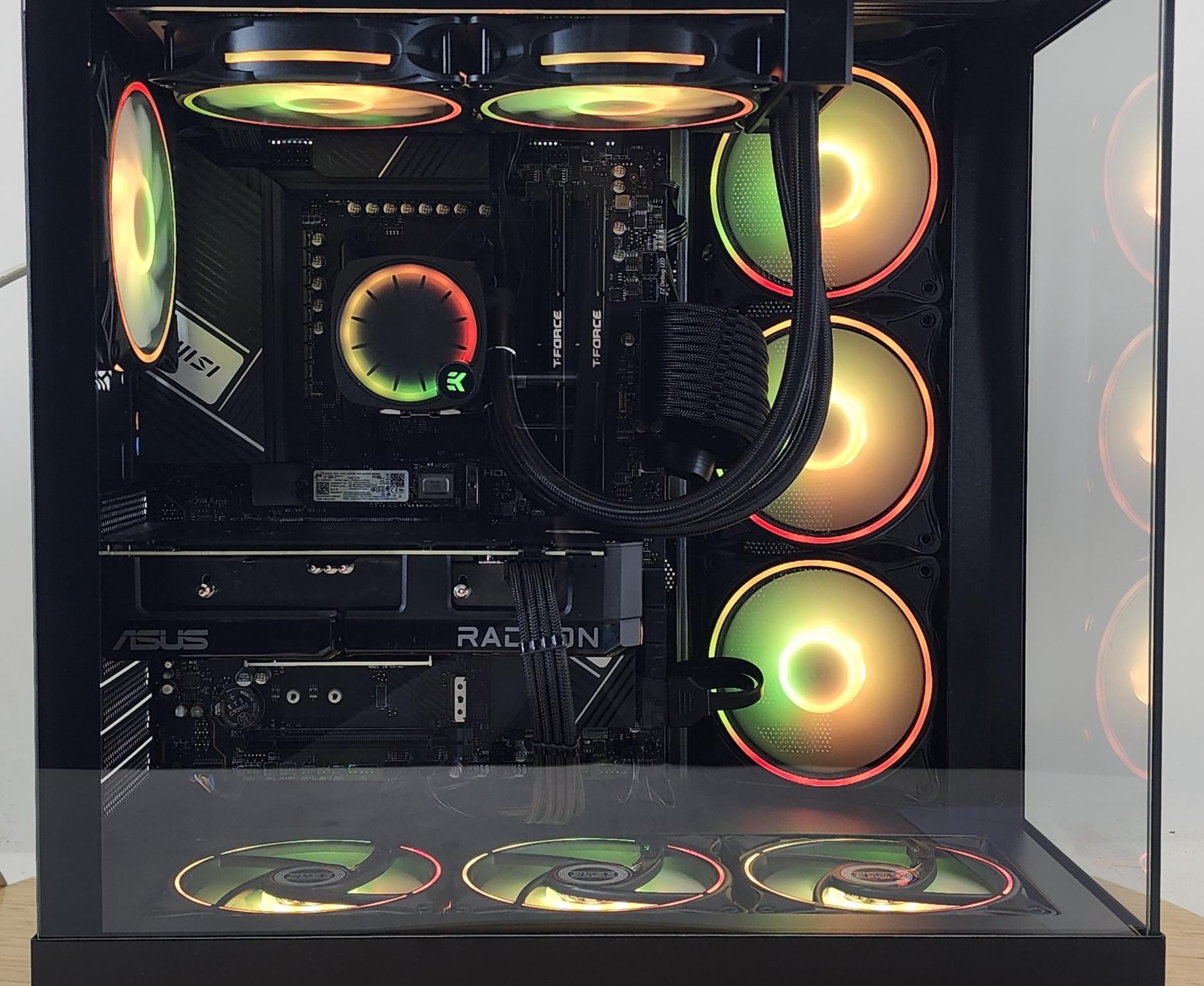 Gaming PC Ryzen 7 7700 16GB RAM 1TB SSD RX 7600 XT 16GB Windows 11 Computer
