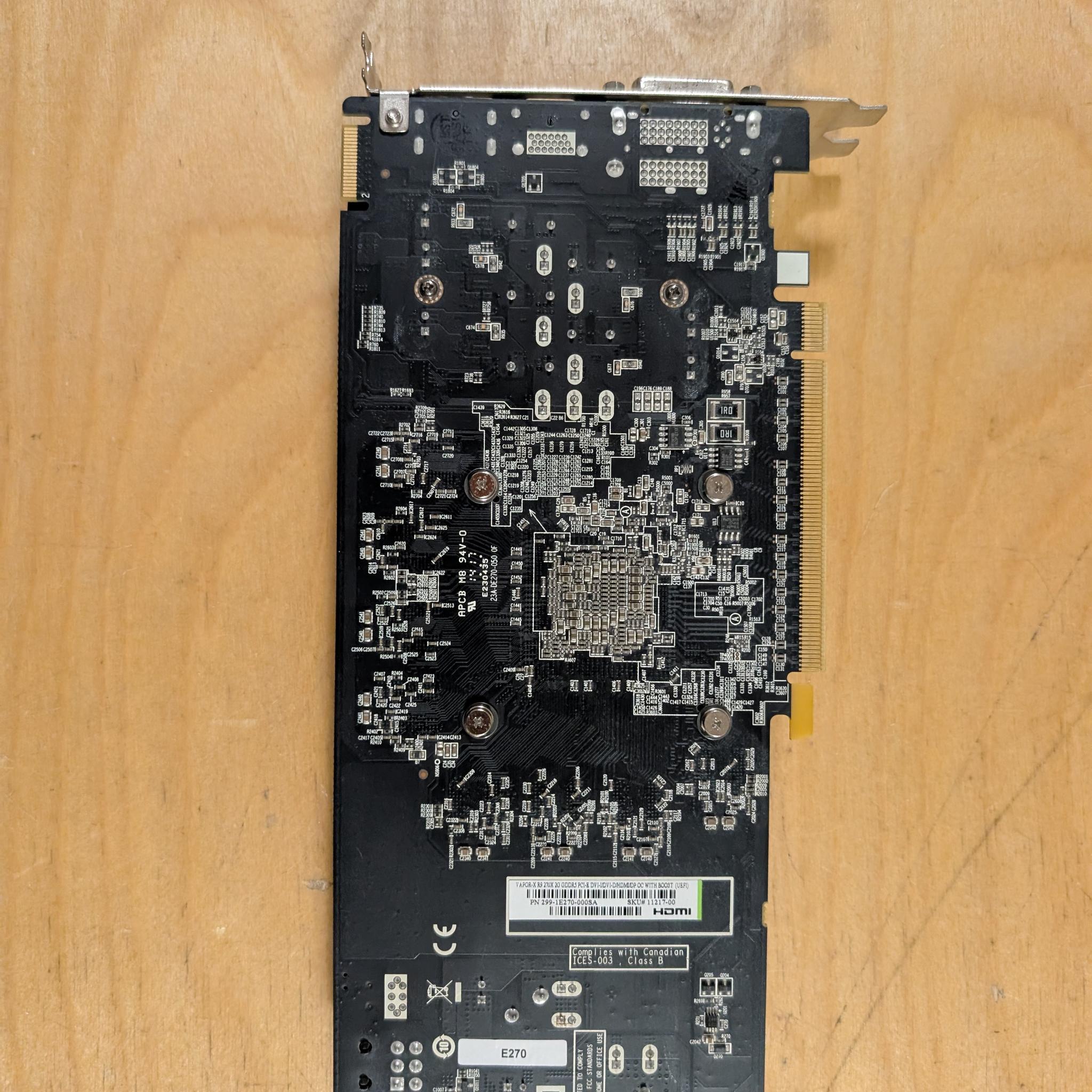 Sapphire AMD R9 270x 2GB VaporX