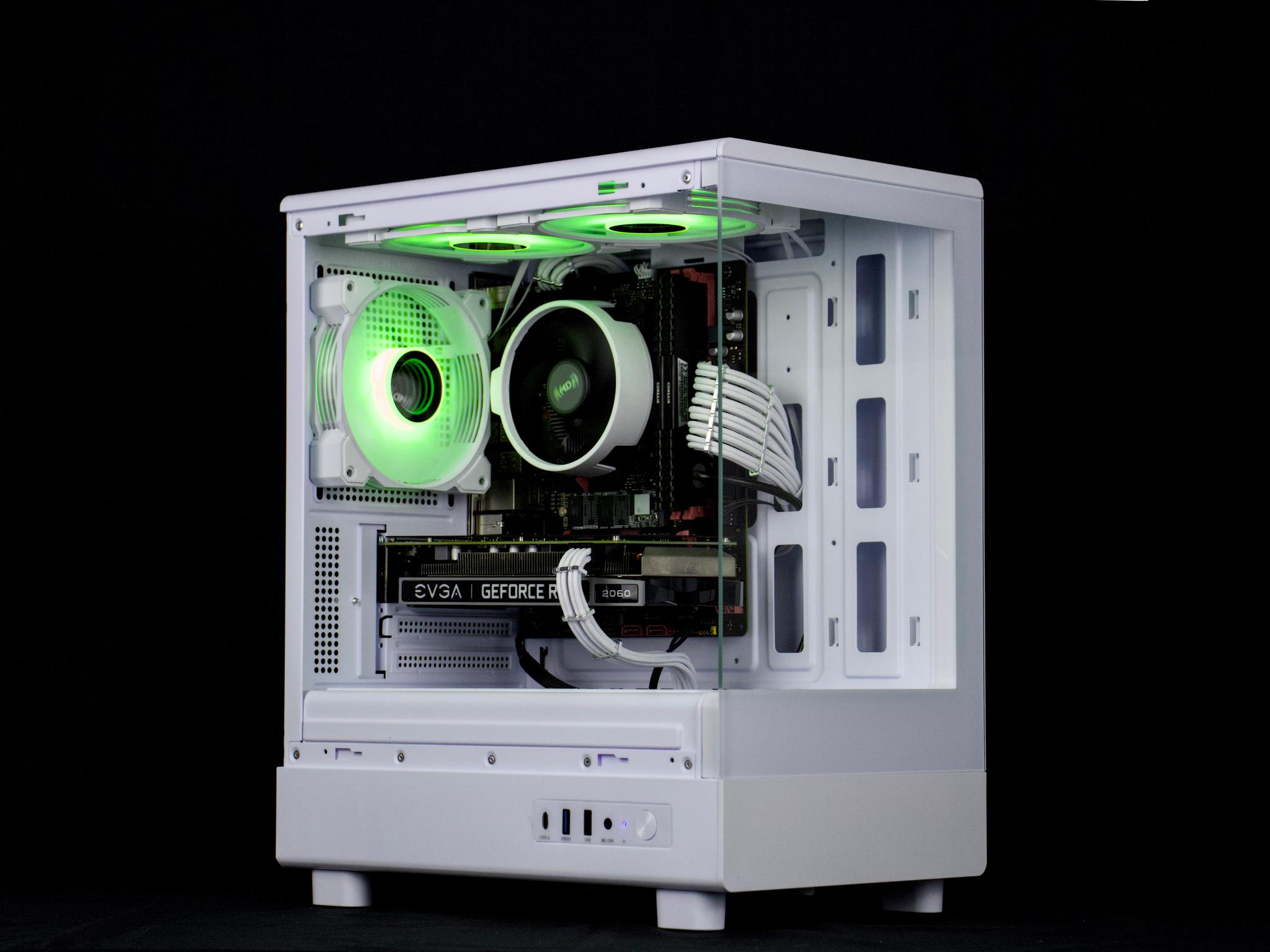 🔴⚪Gaming PC – RTX 2060, Ryzen 7 2700, 16GB RAM, 1TB SSD - WiFi, BlueTooth ⚪🔴