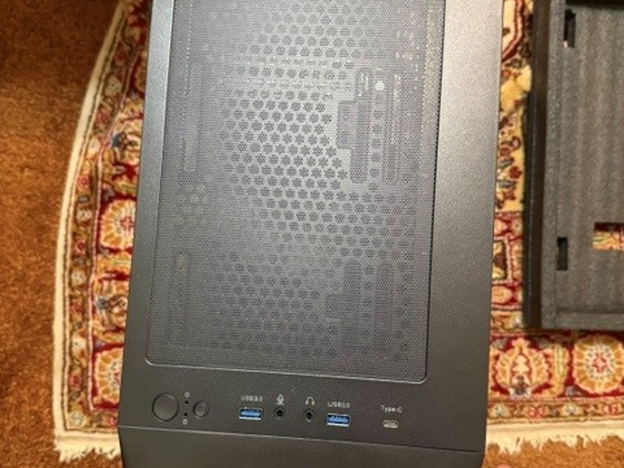 Darkrock ec2 ATX Mid Tower Case Black Tempered Glass
