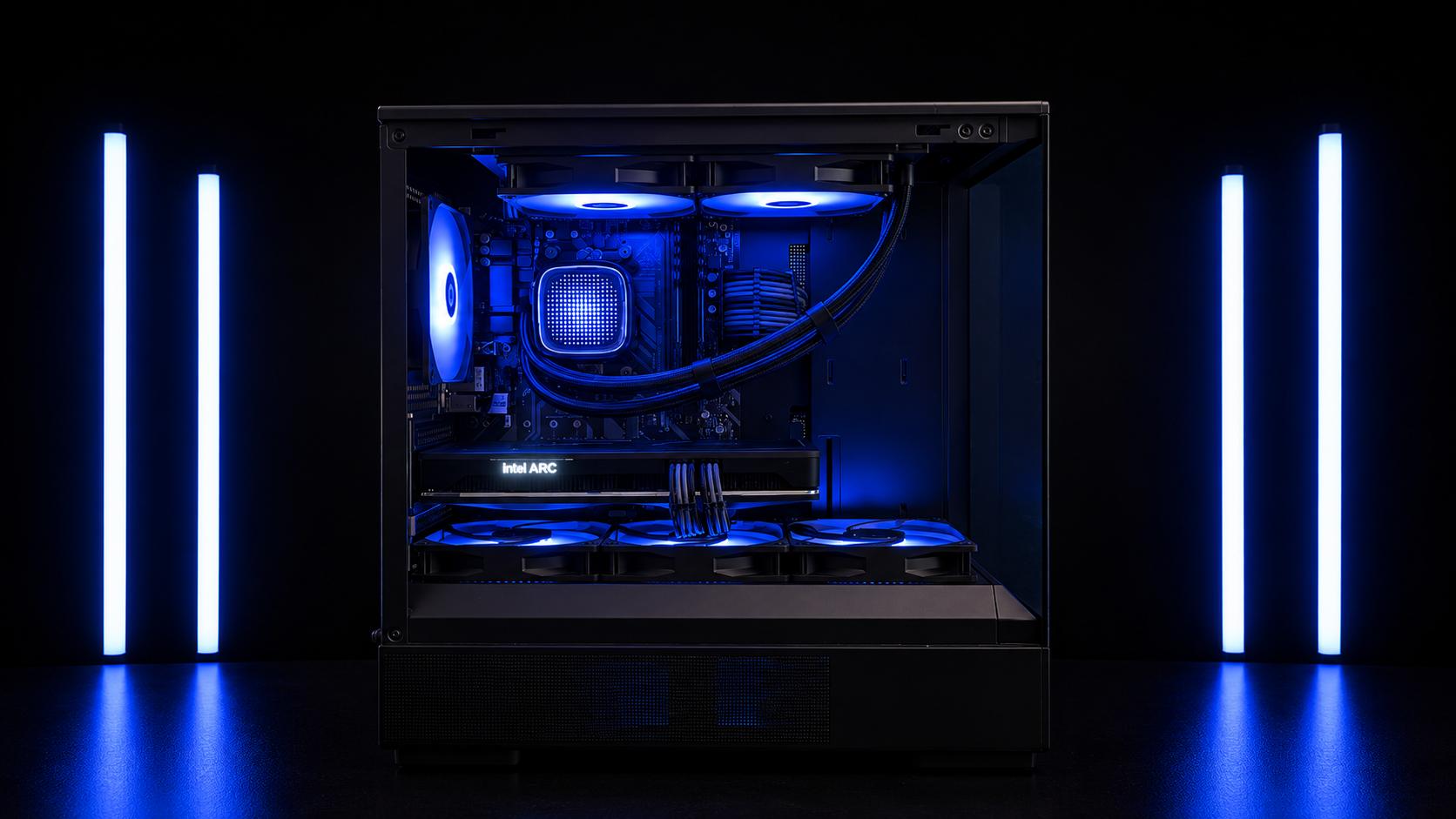 💫Quasar💫| Mid-Range Gaming PC | Arc a750 | Ryzen 5 3600 | 2+ TB | Liquid Cooled
