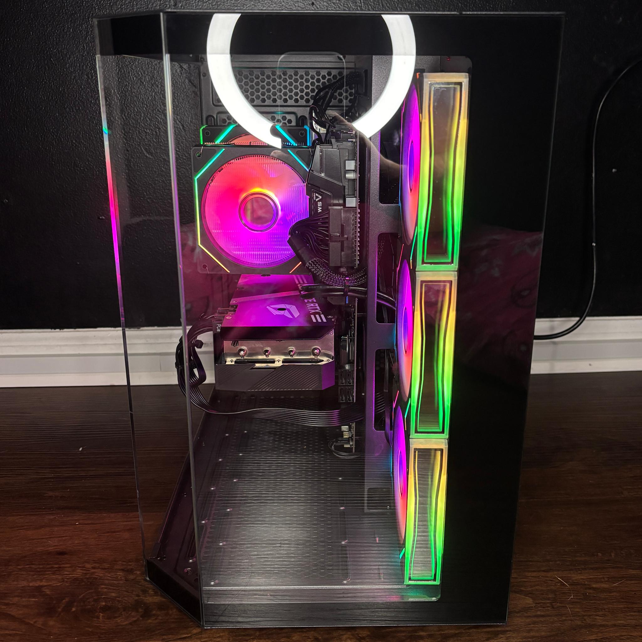 Black Gaming PC (RTX 3060 Ti 8GB + AMD Ryzen 5 5600 + 16GB DDR4 + SSD)