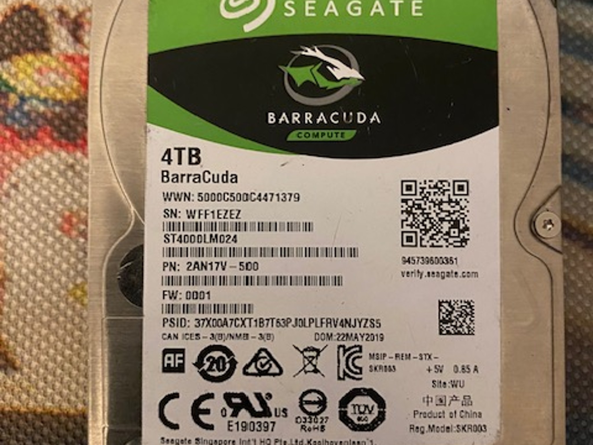 2 - Seagate 4tb internal HDD 2.5