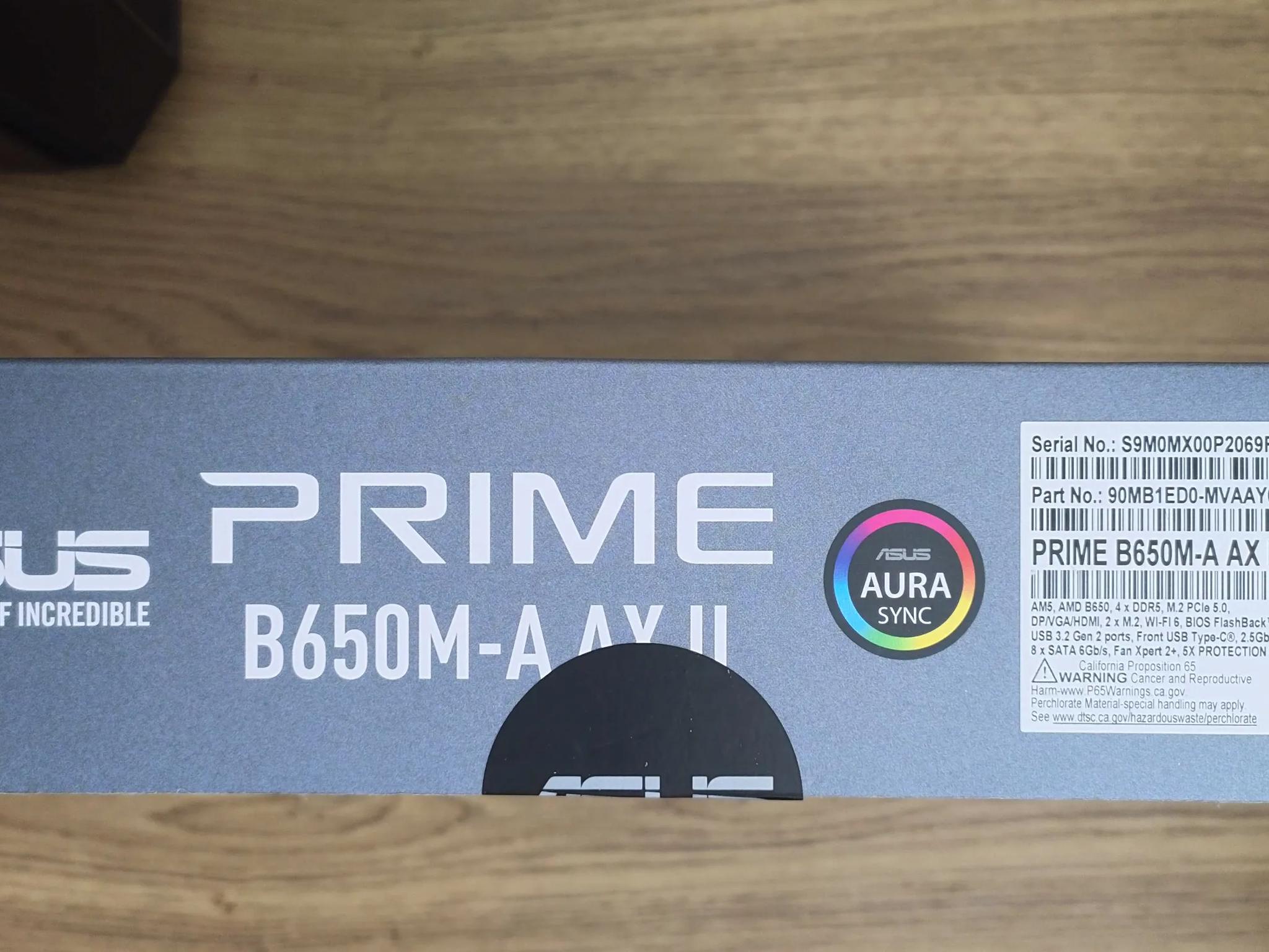 ASUS B650M-A Prime AX II AMD AM5 microATX Motherboard