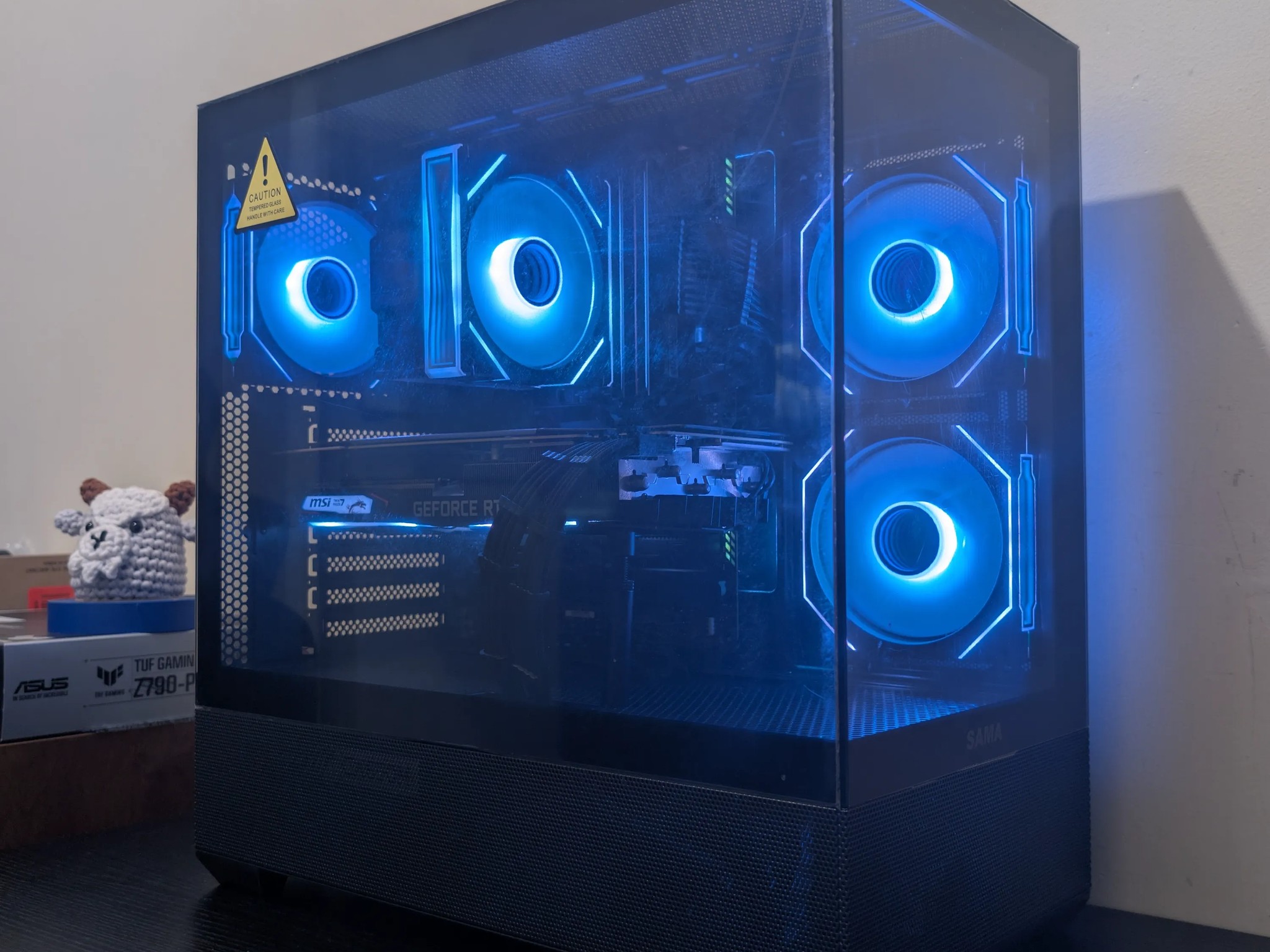 🐦‍⬛1440p Black RGB Gaming PC | RTX 2070 Super | i7 11700 | 1TB SSD | 48GB RAM | WiFi & Bluetooth🐦‍⬛