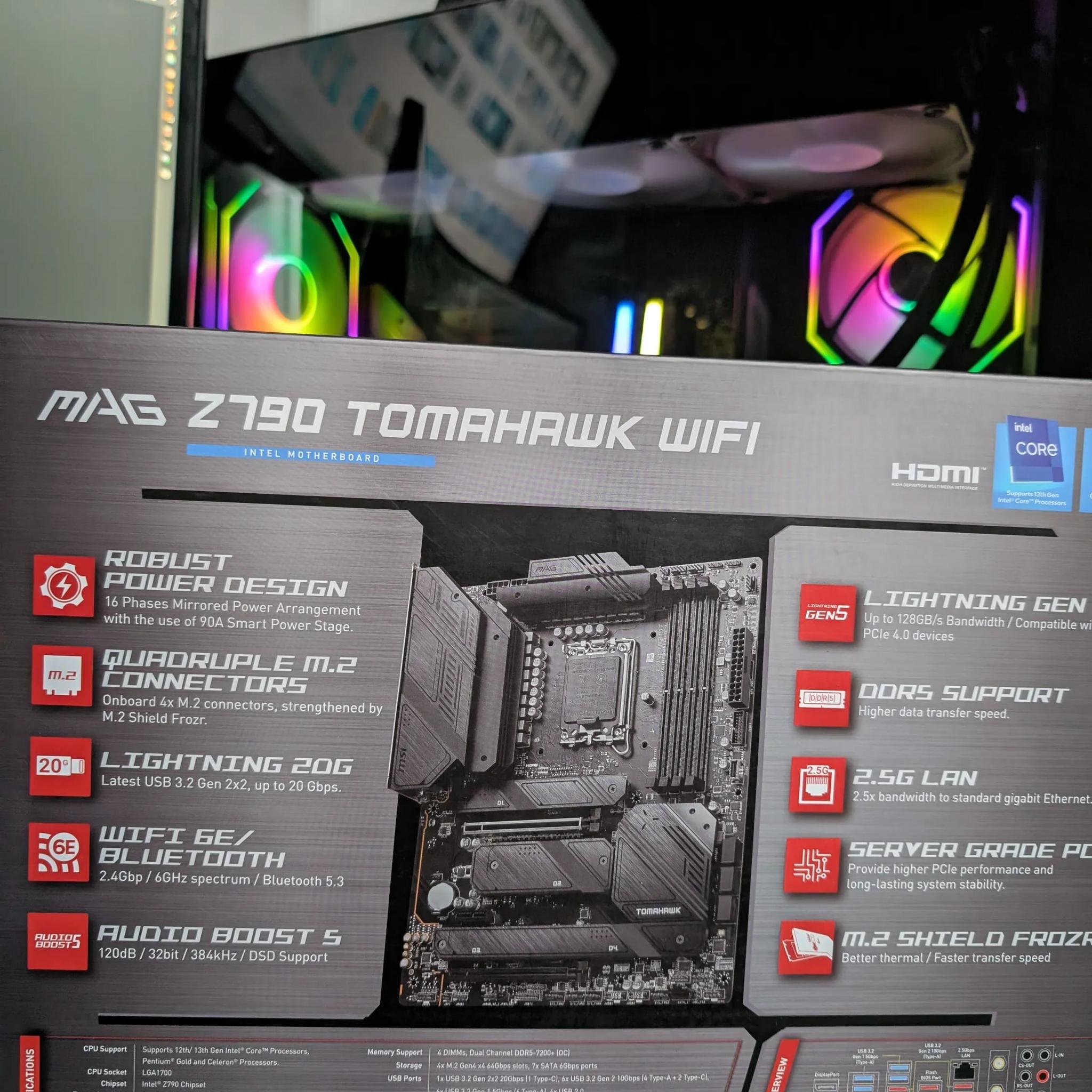 MSI MAG Z790 Tomahawk WiFi Gaming Motherboard