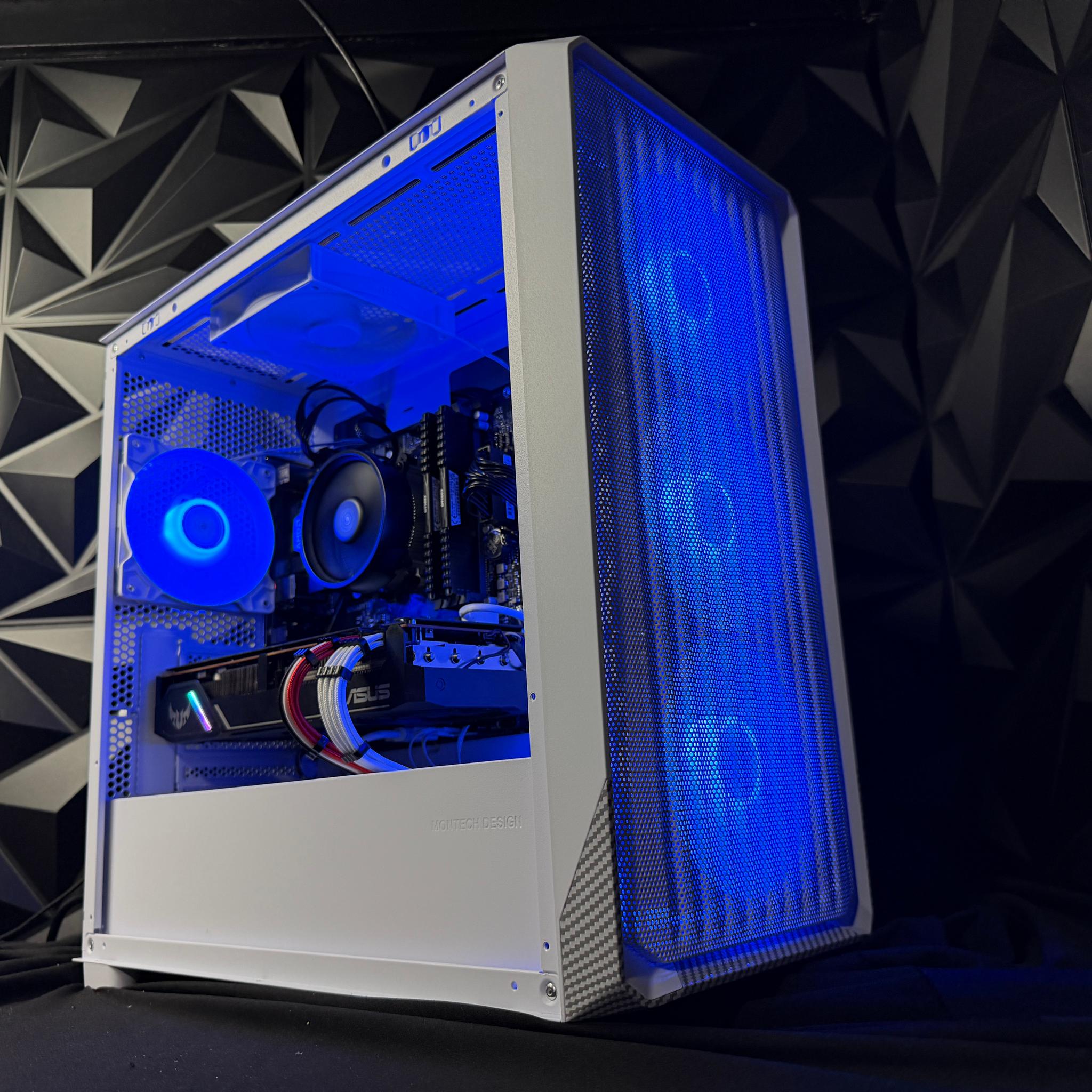 🔴⚡ RED FIBER ⚡🔴 Ryzen 5 5500| RX 5700XT| 16 GB DDR4| 750 GB NVMe| 650W Gold PSU