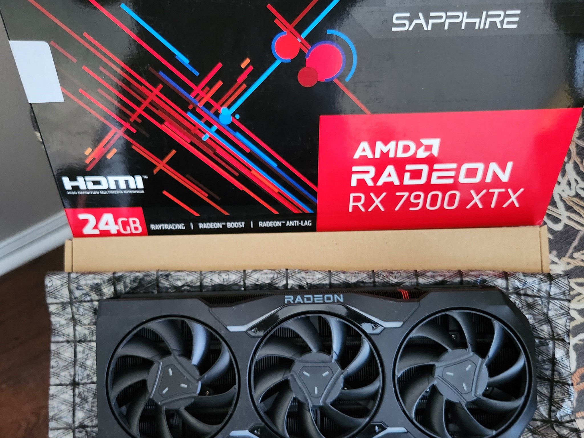 Sapphire AMD Radeon RX 7900 XTX with 24GB GDDR
