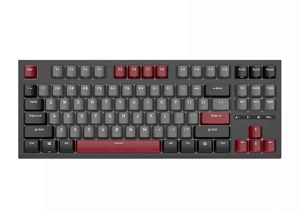 New Mechanical Keyboard RK-R87 TKL with Red switches and RGB backlight