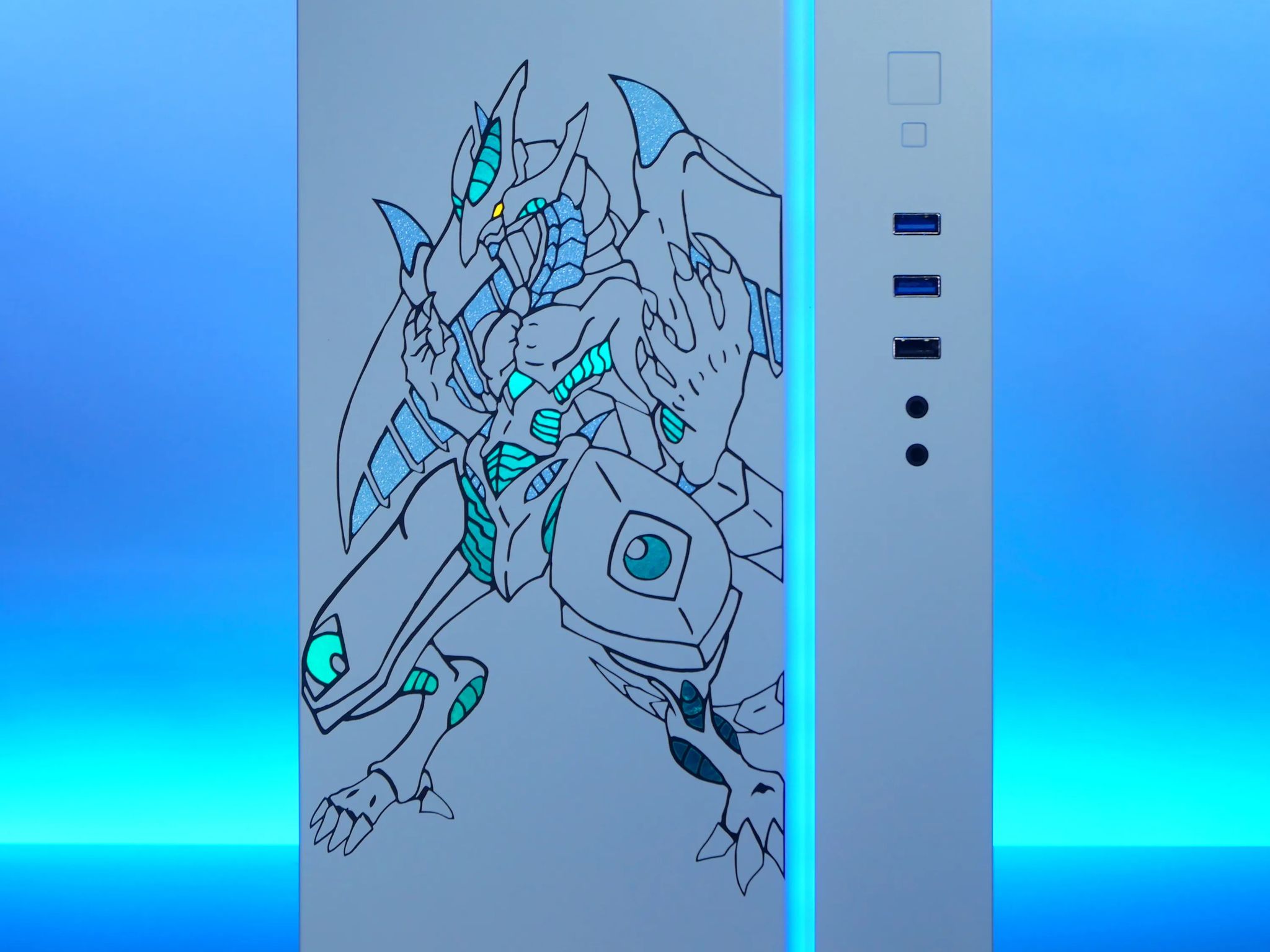 Stardust🐉| RTX 3060, i3 12100f, 1tb nvme Yu-Gi-Oh theme pc build
