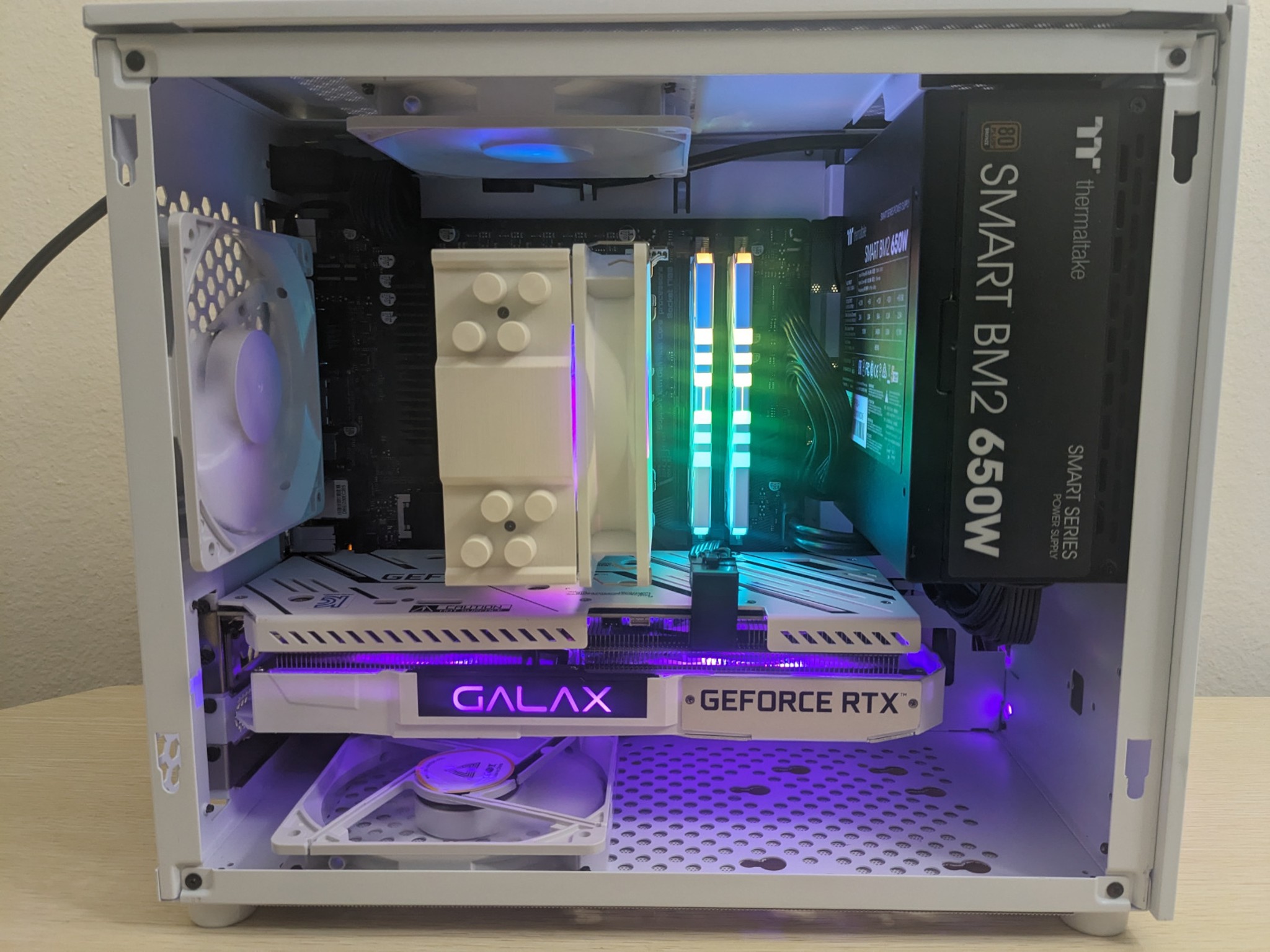 RTX 3060 (12GB), i3-12100 White Gaming PC (16GB RAM, 1TB SSD, Win11 Home)