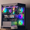 FREE SHIP 🖤🌈 Black RGB Gaming PC | RTX 4070 Ti Super 16 GB | Ryzen 7 7700 | 1TB SSD | 32 GB DDR5