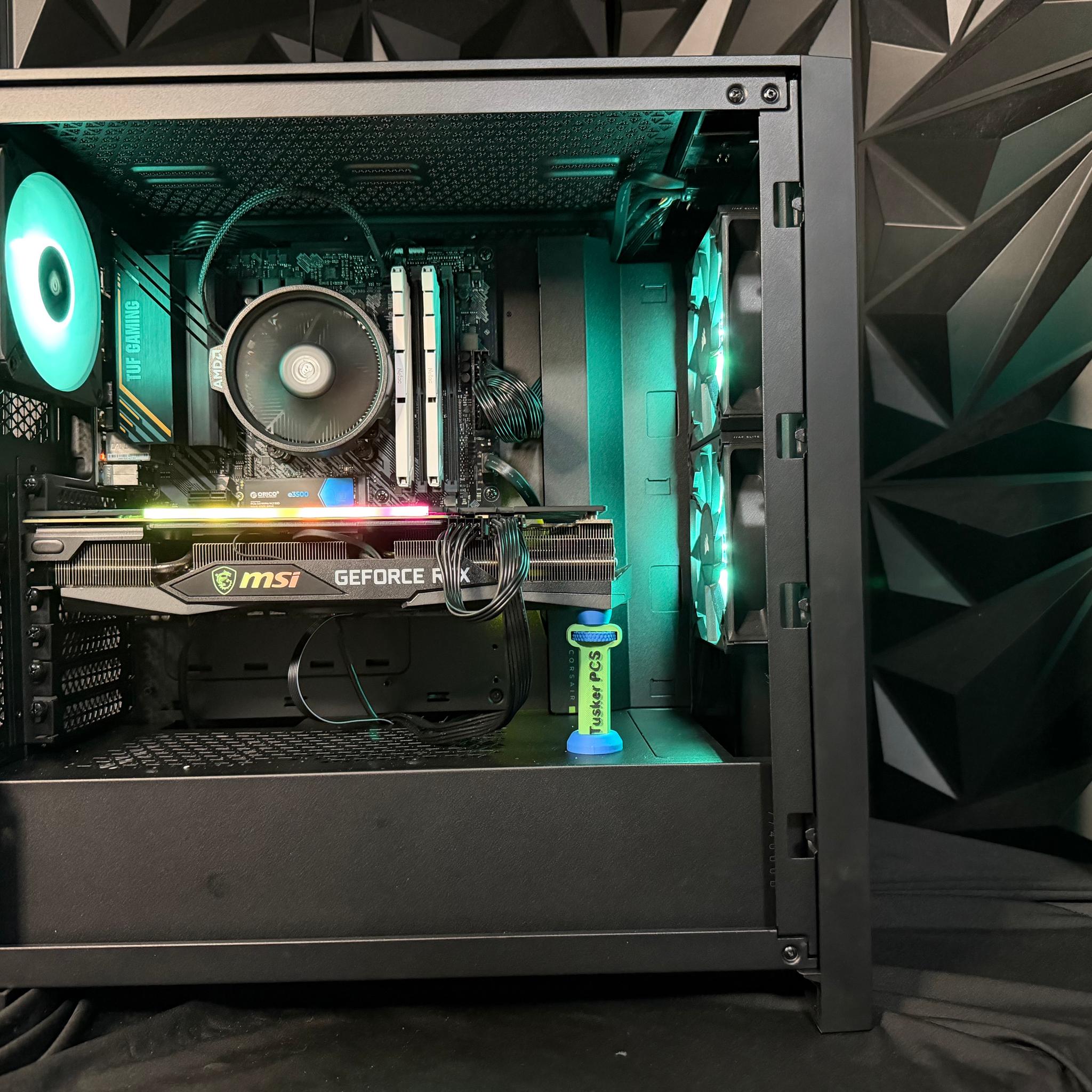 ⚡🖤 The Dark & Stormy 🌩️💨 Ryzen 5 5500| RTX 3070| 32 GB DDR4| 1 TB NVMe