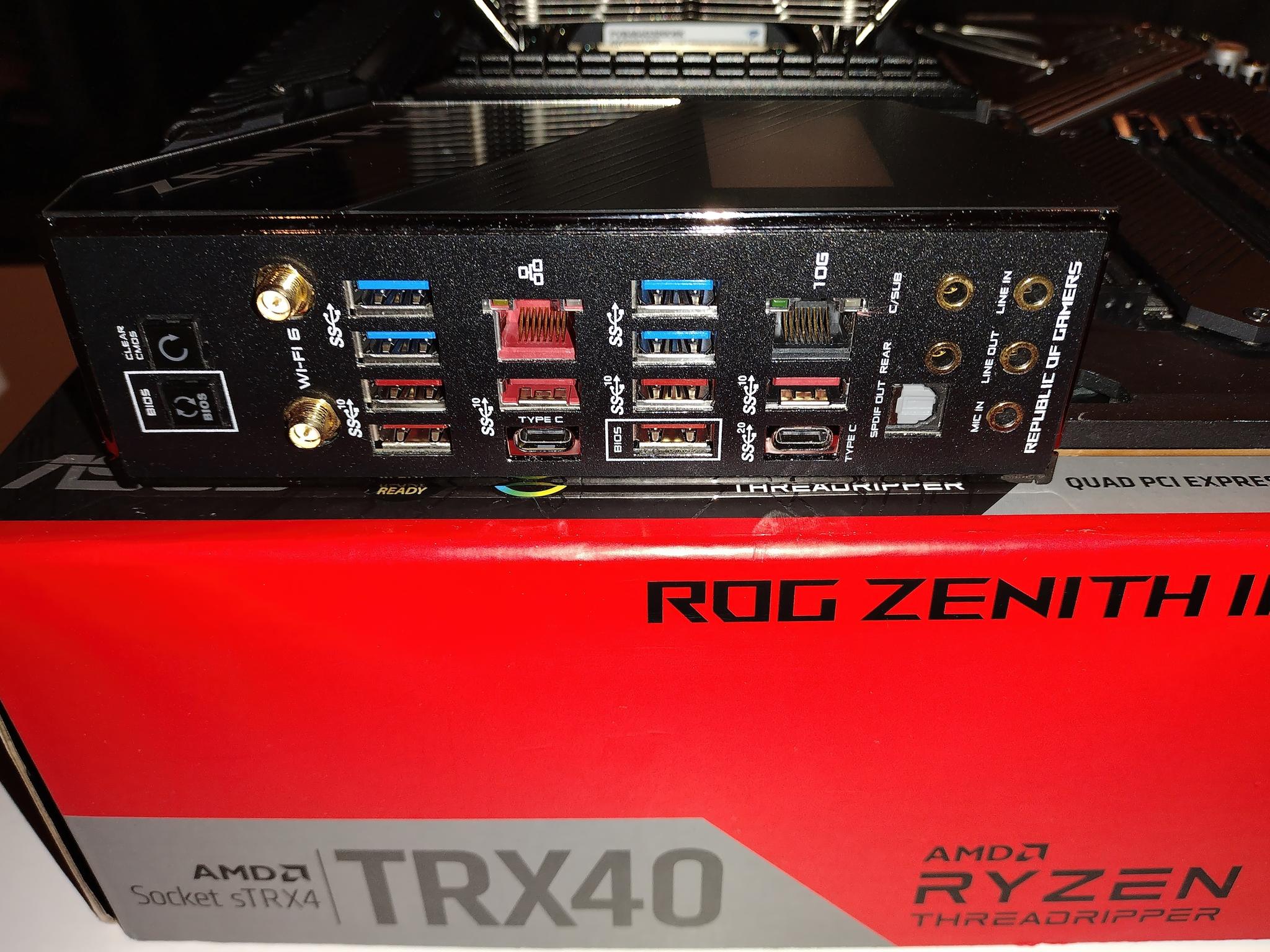 AMD RYZEN THREADRIPPER 3970X + ASUS ROG ZENITH II EXTREME ALPHA + NOCTUA NH-U14S (NO RAM/MEMORY)