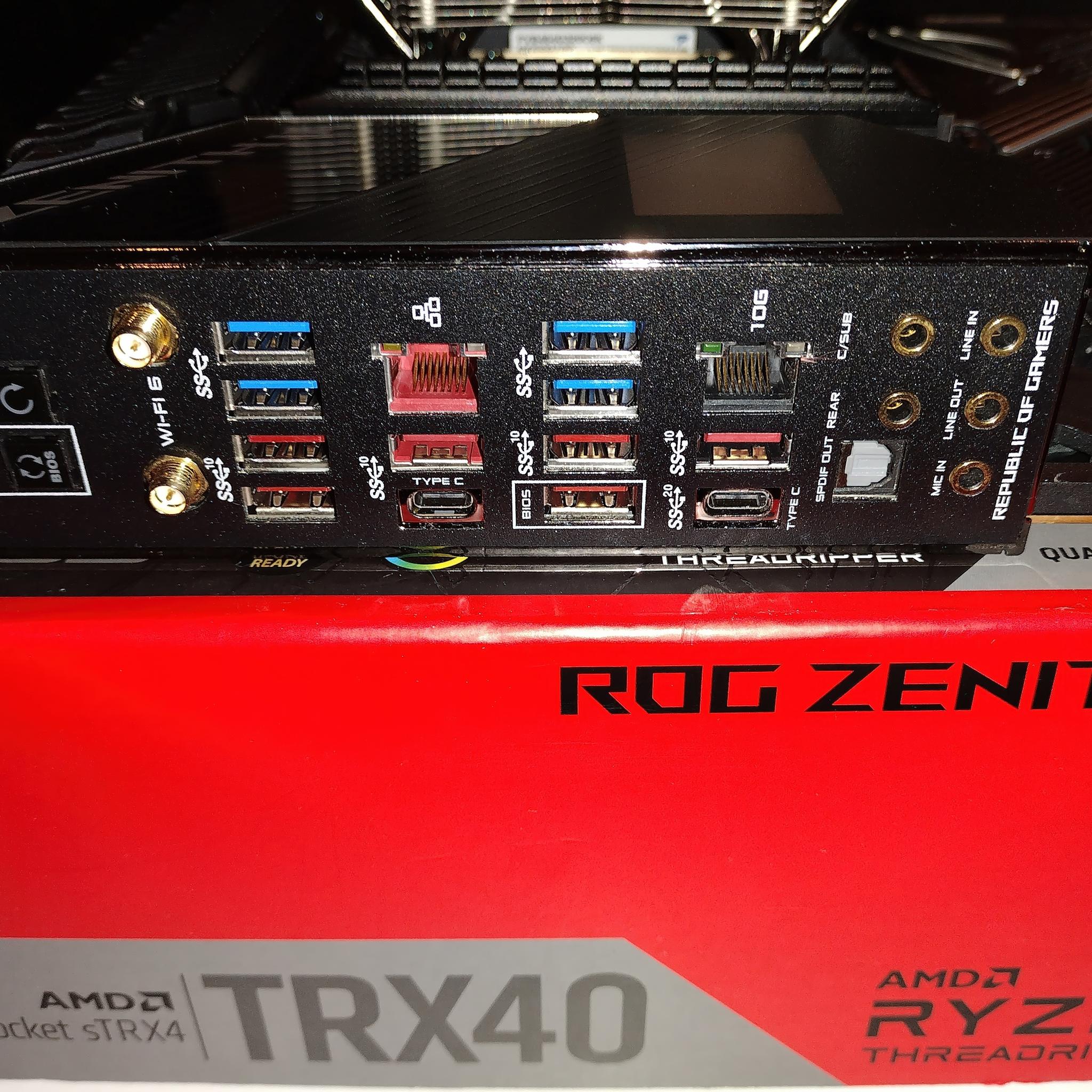 AMD RYZEN THREADRIPPER 3970X + ASUS ROG ZENITH II EXTREME ALPHA + NOCTUA NH-U14S (NO RAM/MEMORY)