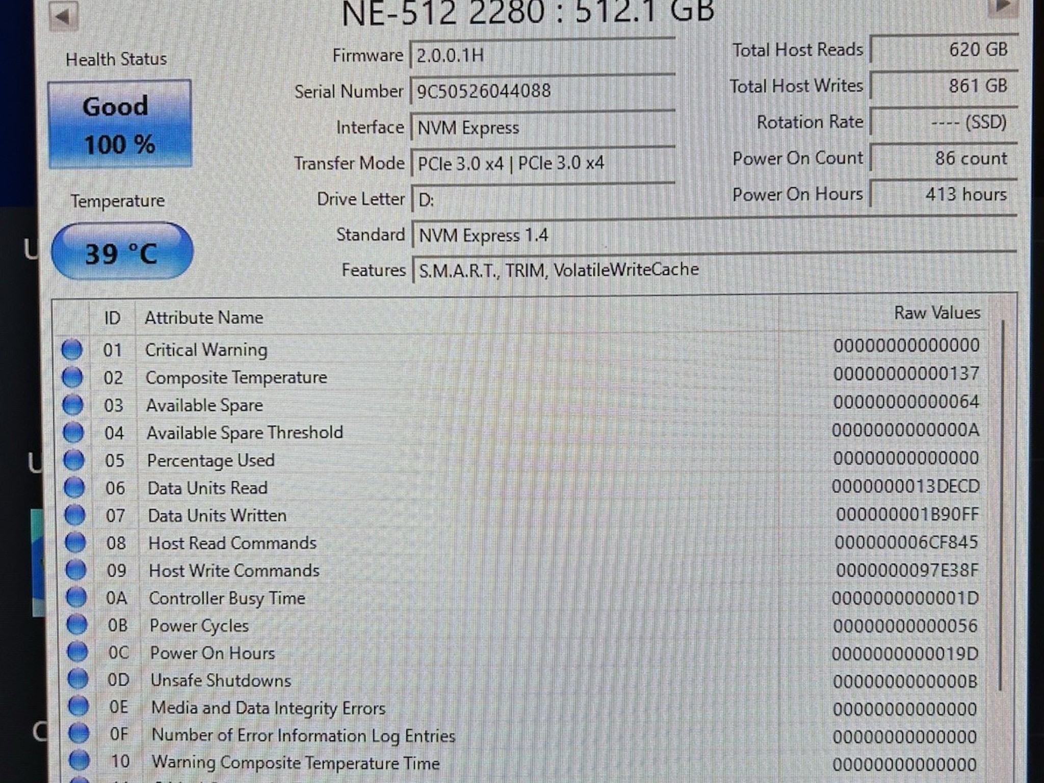 KingSpec NE-512GB M.2 2280 PCIe Gen 3x4 NVMe Internal SSD - 3D NAND - M.2 Screw
