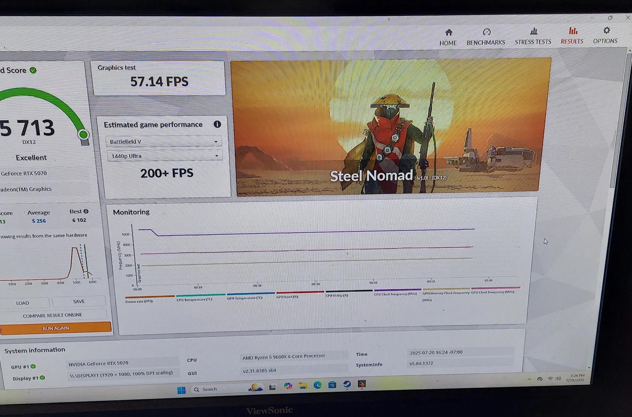 Ryzen 9600X/RTX 5070 Founders Ed. 1440p Stealth Gaming PC