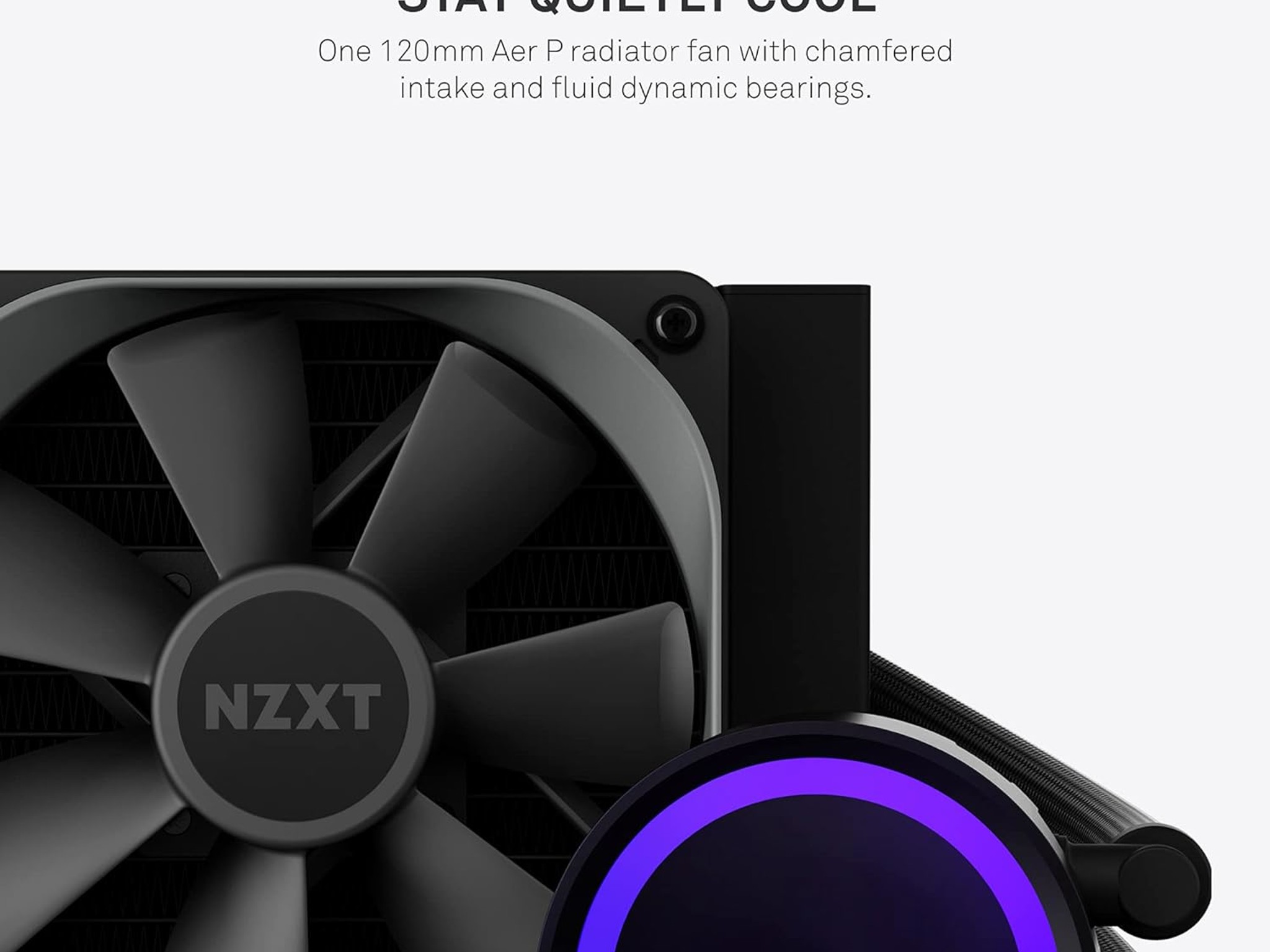 NZXT Kraken 120mm AIO Liquid Cooler - Black - New